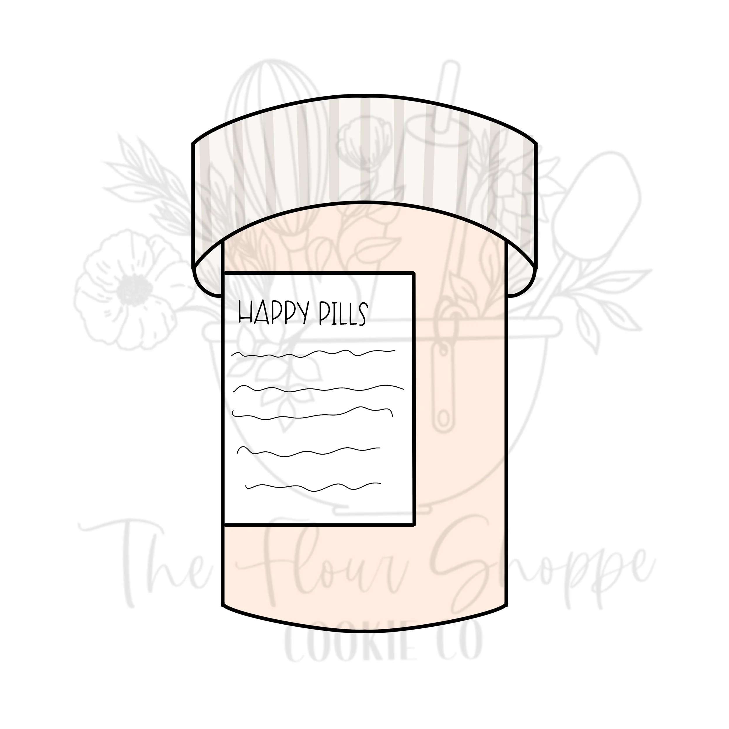 Prescription Bottle, Pills, Doctor, Hospital, Nurse, Cookie Cutter STL