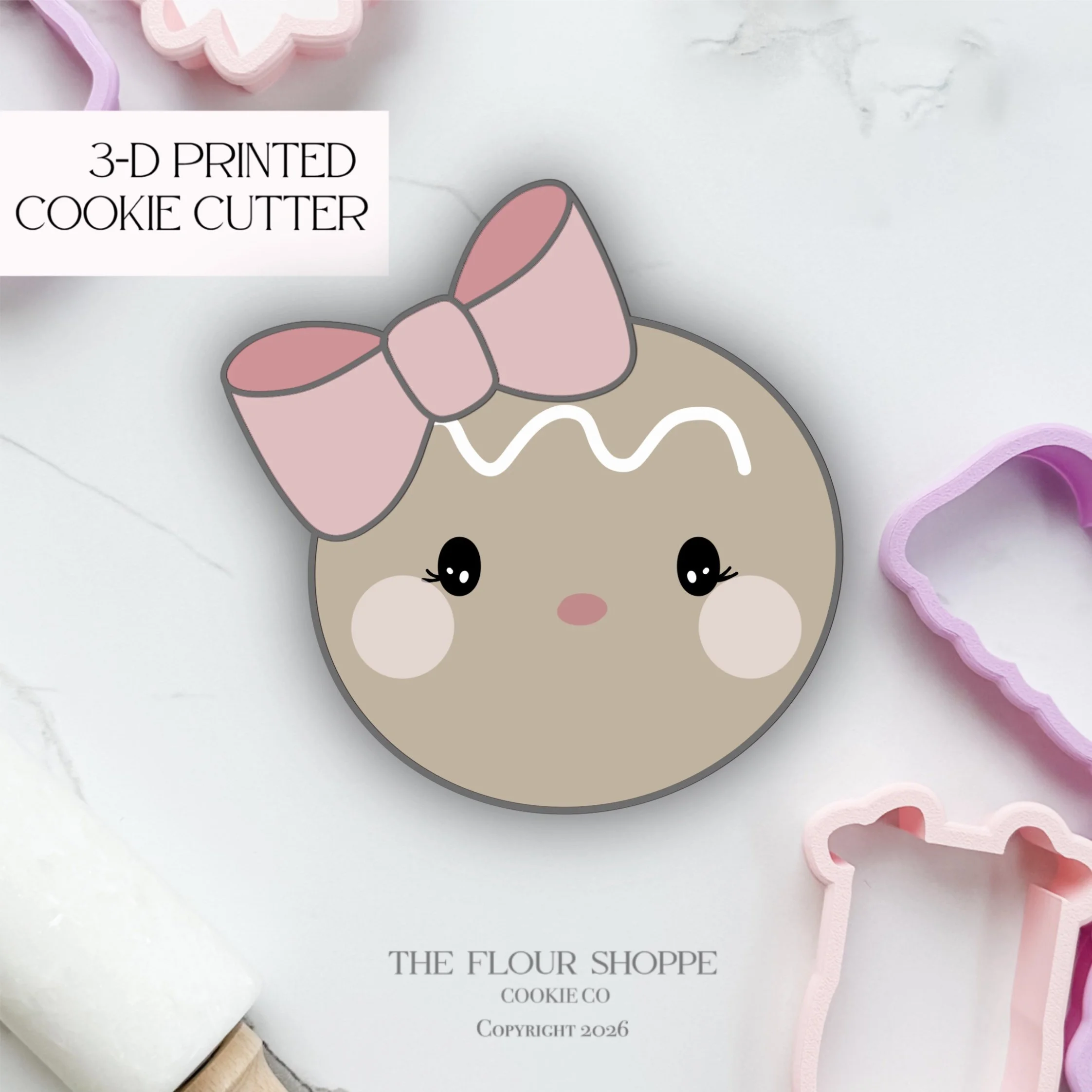 Gingy Face with Bow.JPG