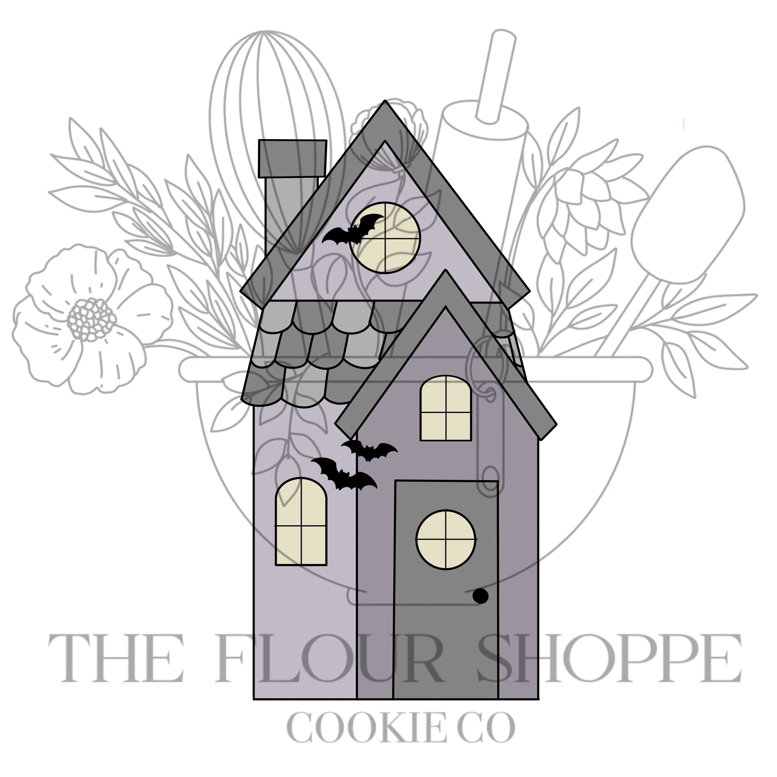 Haunted House 2 Cookie Cutter STL