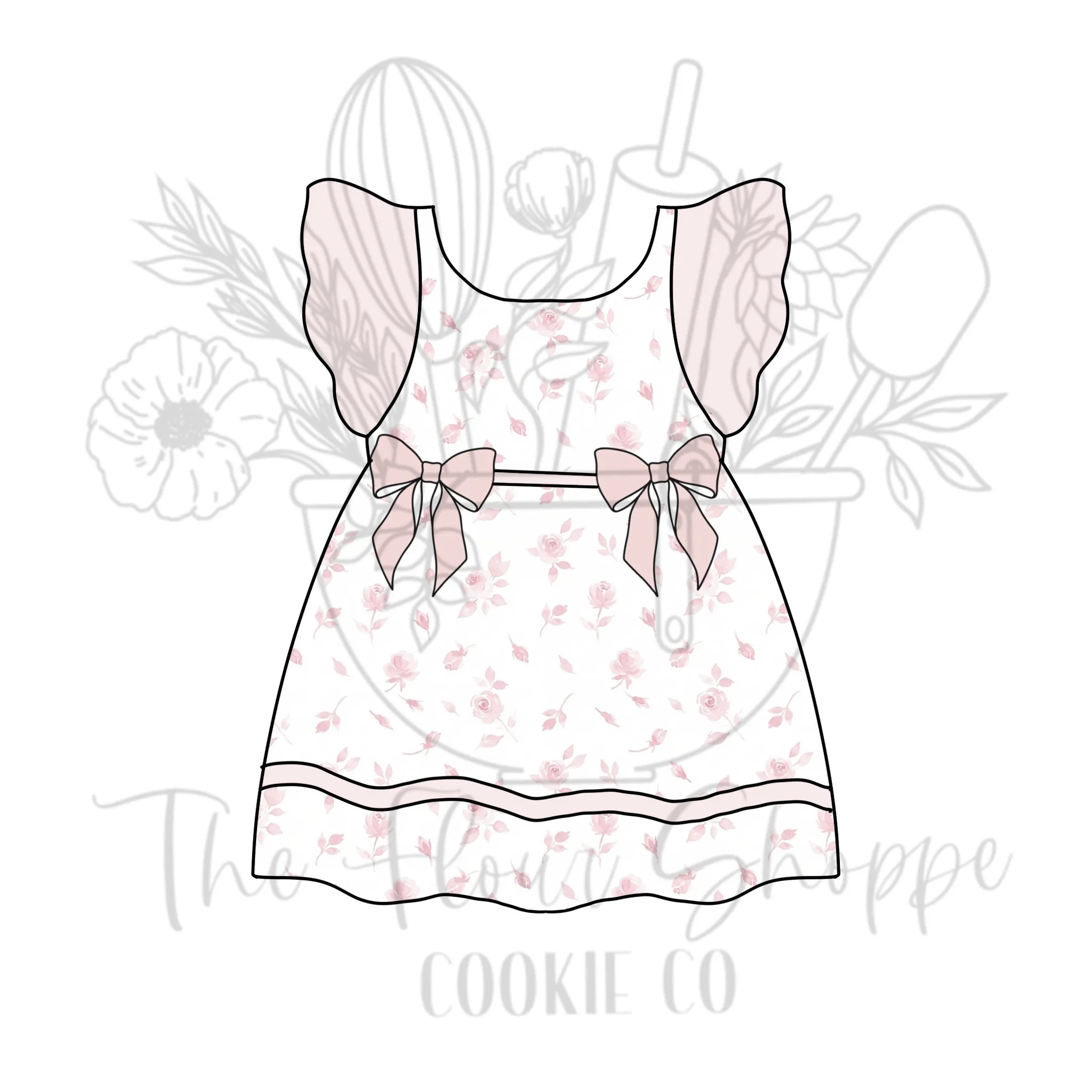 Baby Dress 9 Cookie Cutter STL