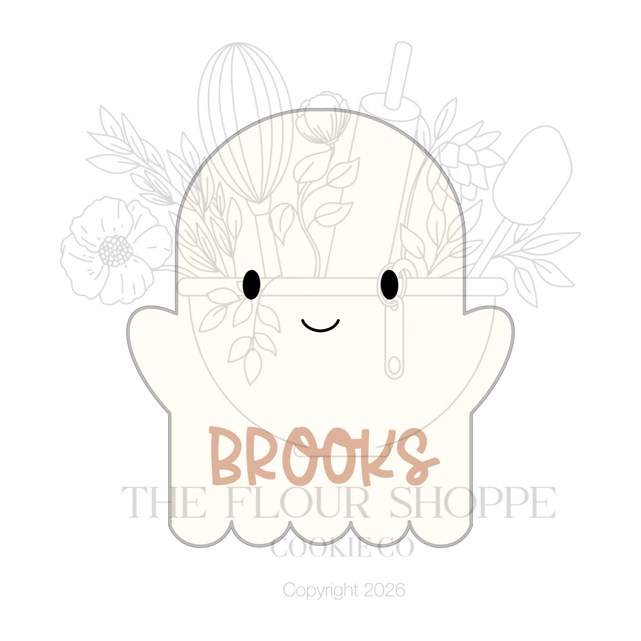 Ghost 8 Cookie Cutter STL