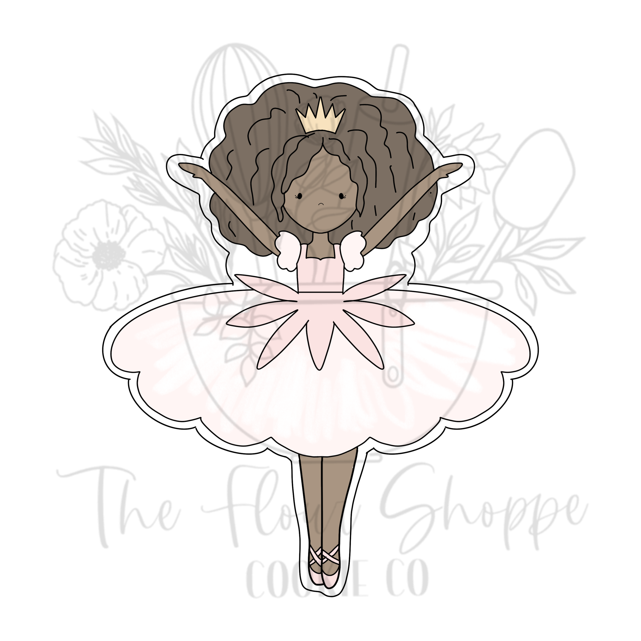 Ballerina 4 Cookie Cutter STL