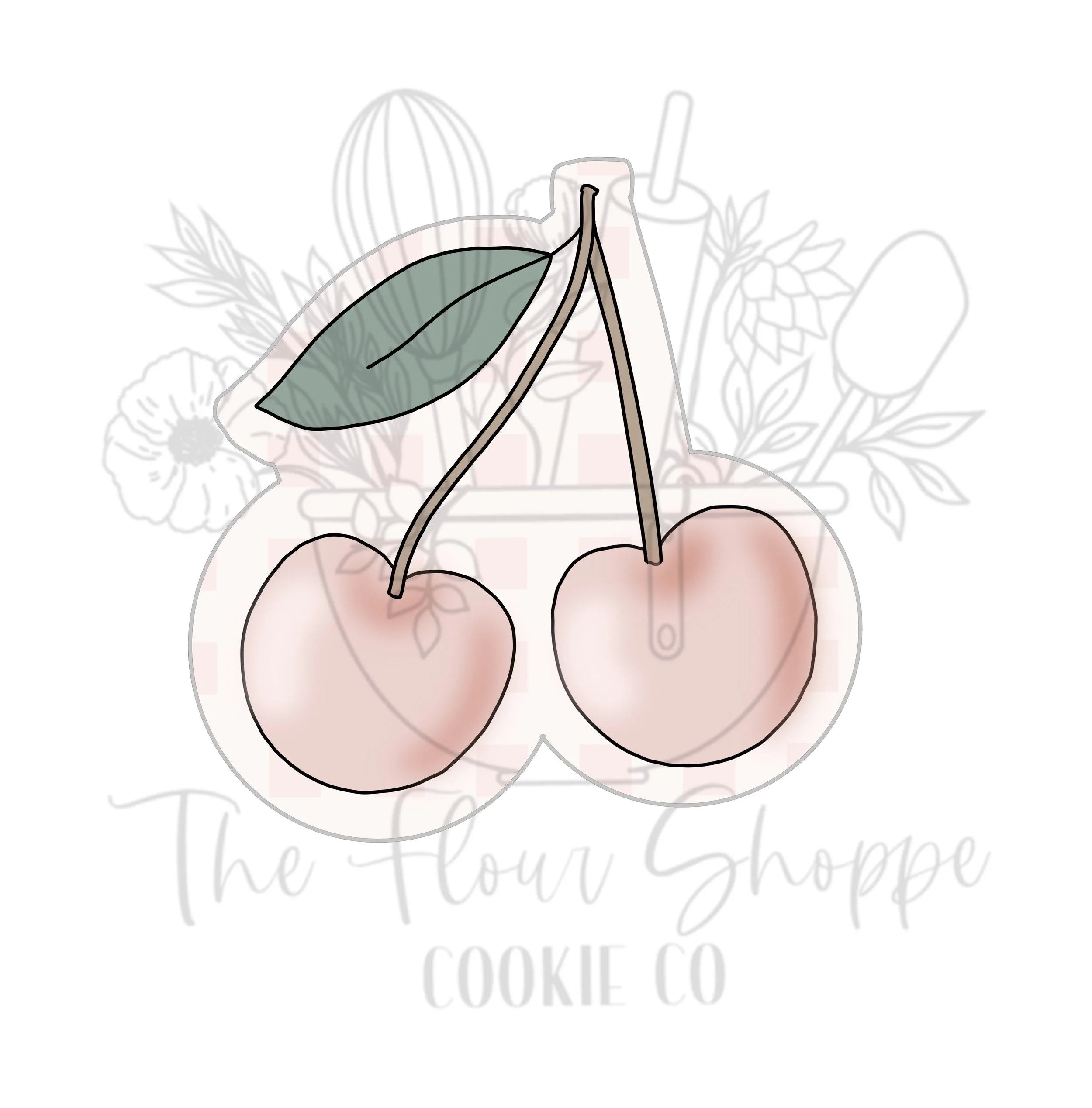 Cherries Coquette Cookie Cutter STL