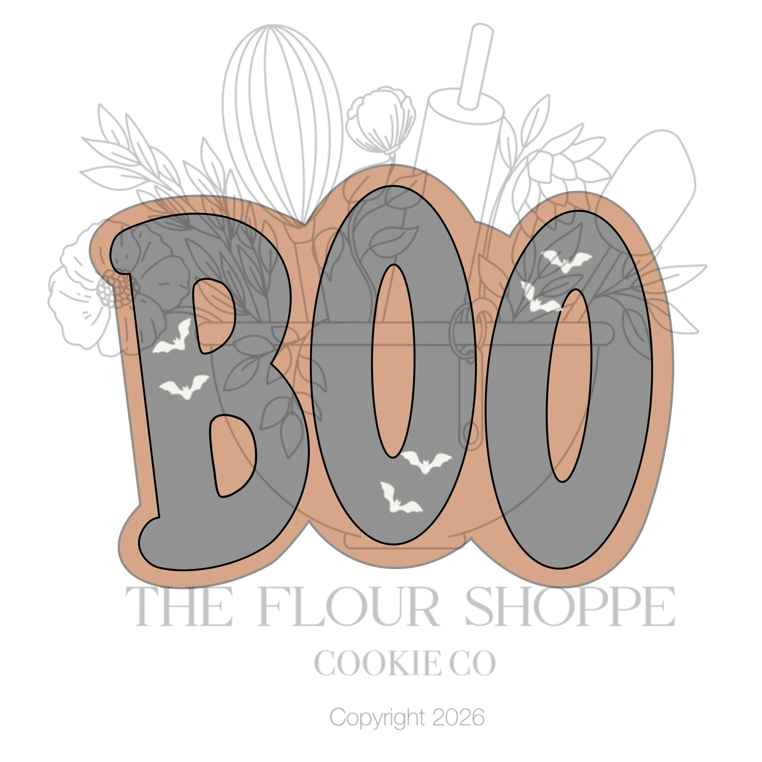 BOO 2, Halloween Cutter STL