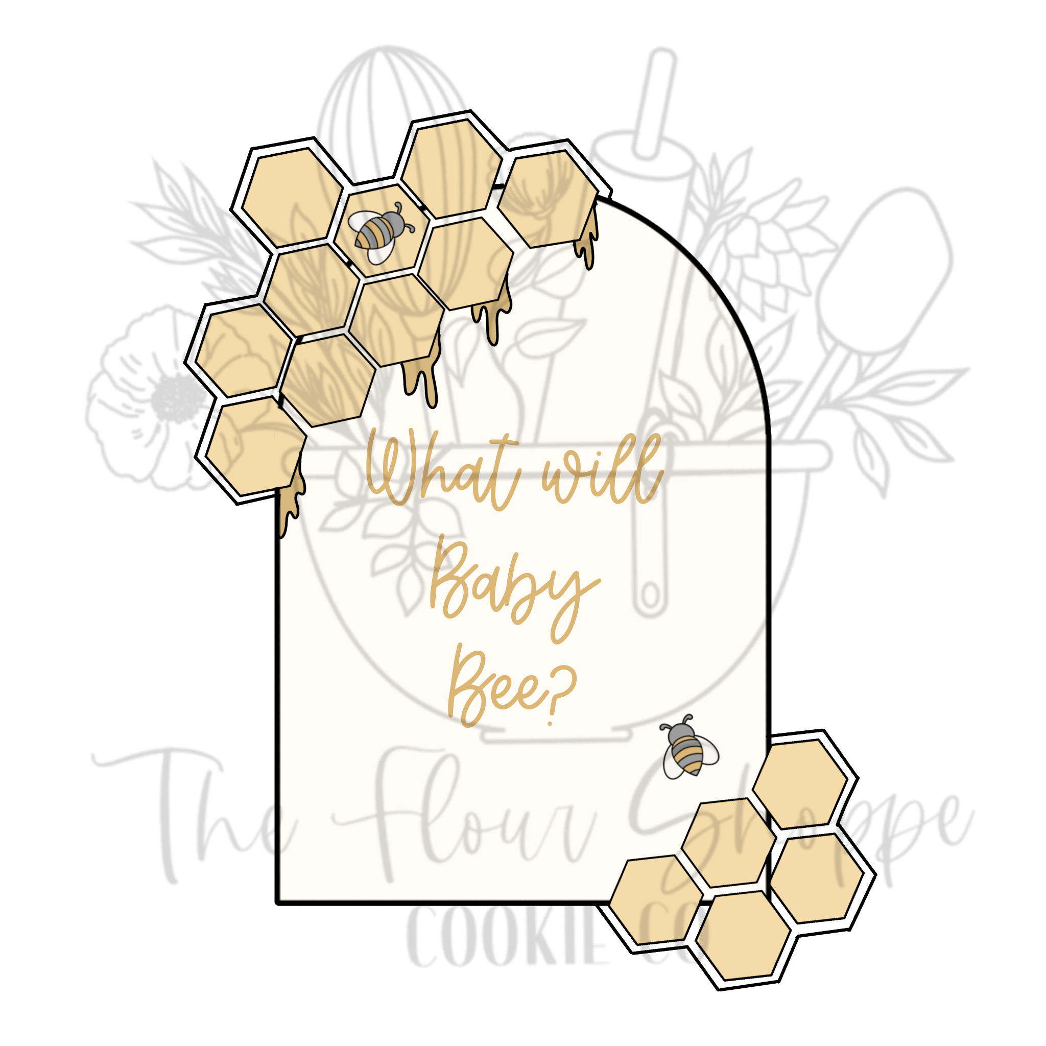 Honeycomb Arch, Hex Cookie Cutter STL