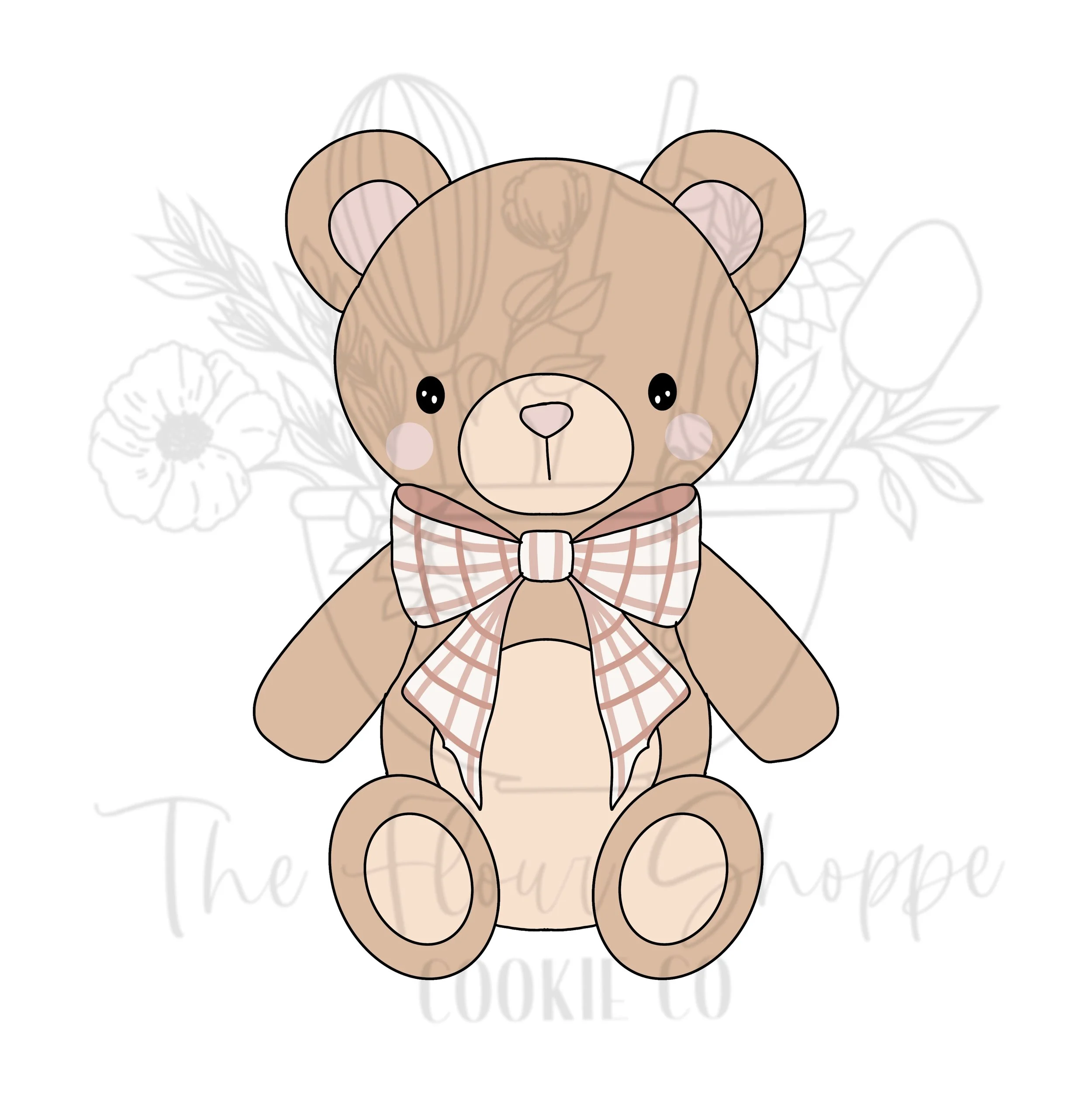 Teddy Bear 2 Cookie Cutter STL