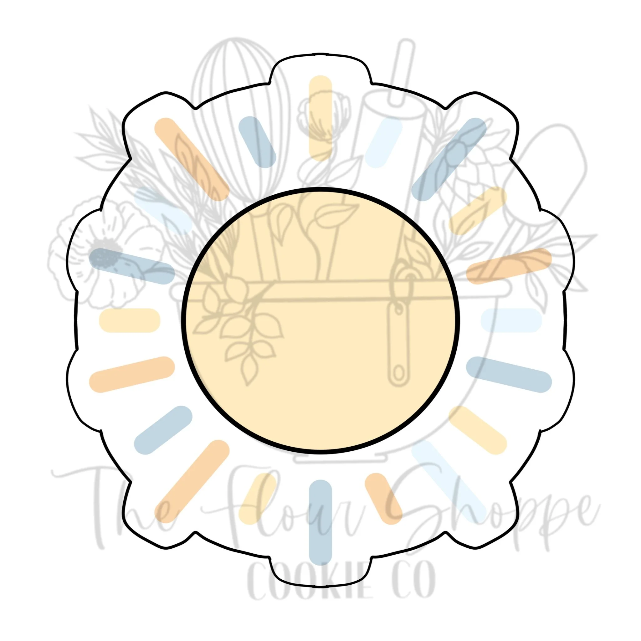 Sun 1 Cookie Cutter STL