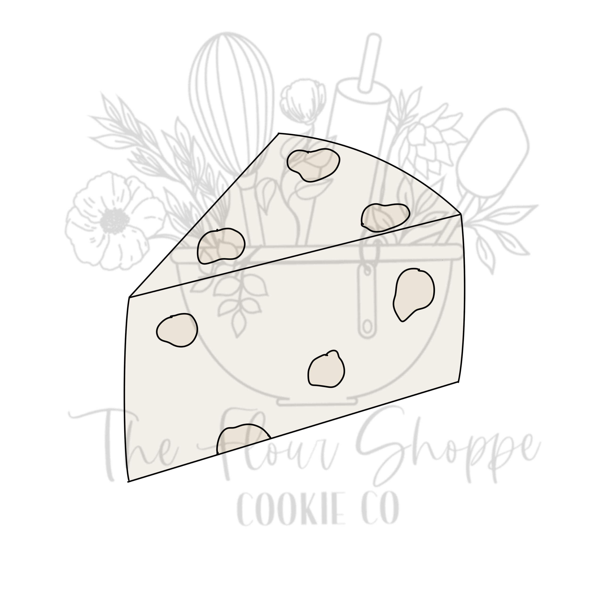 Cheese Block Cookie Cutter STL