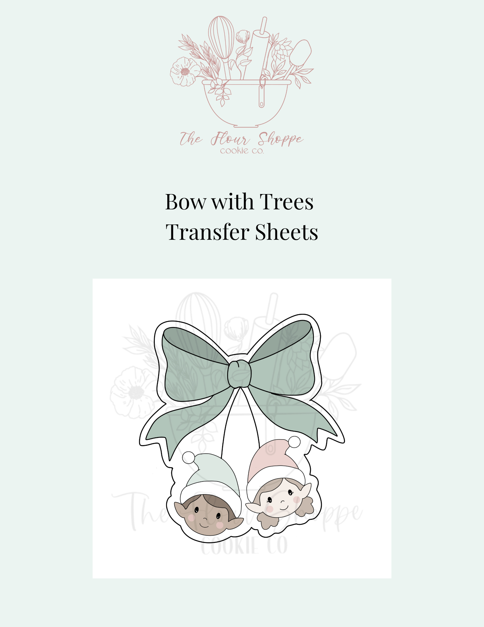 Bow with Elves Transfer Sheets.png