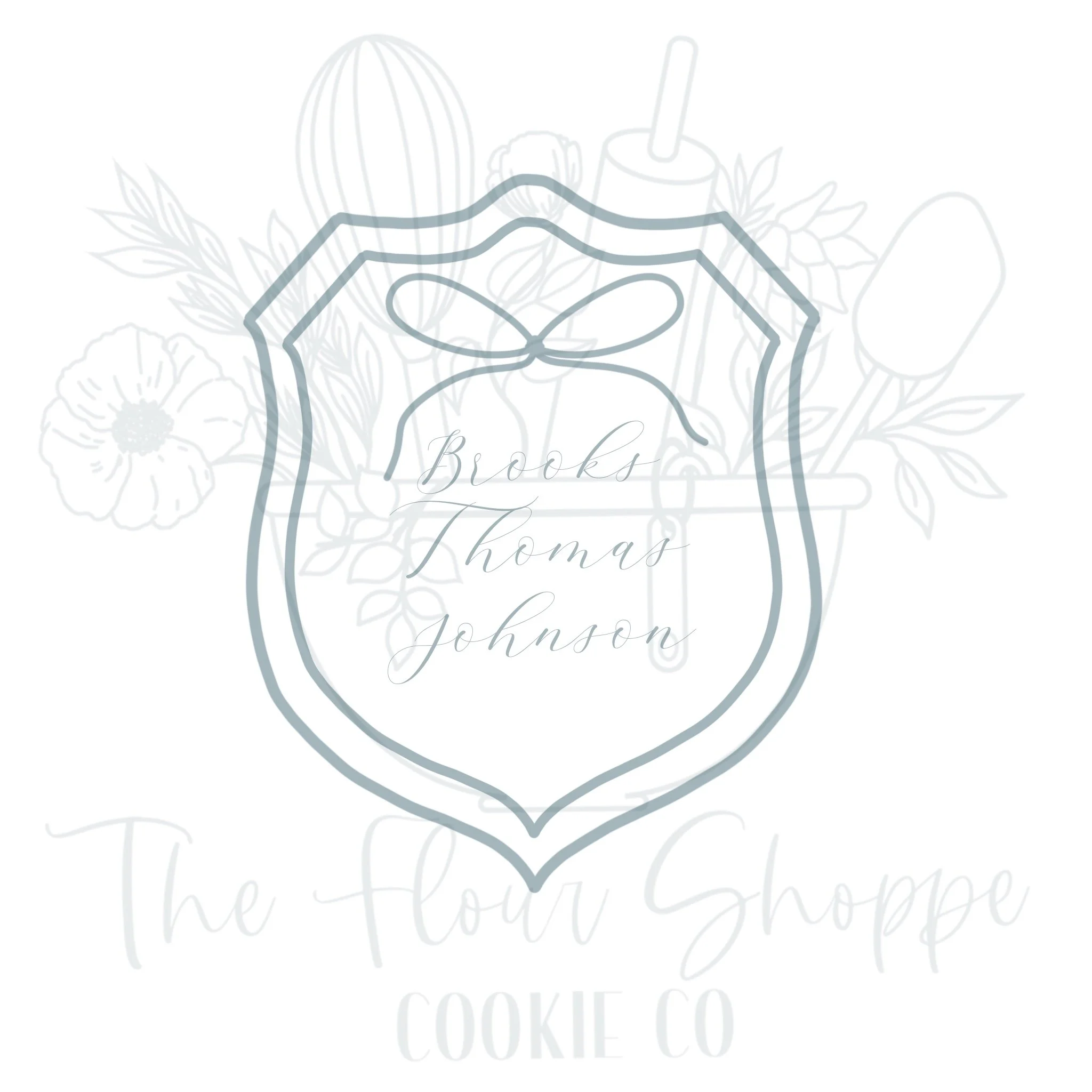 Crest or Shield or Badge Cookie Cutter STL