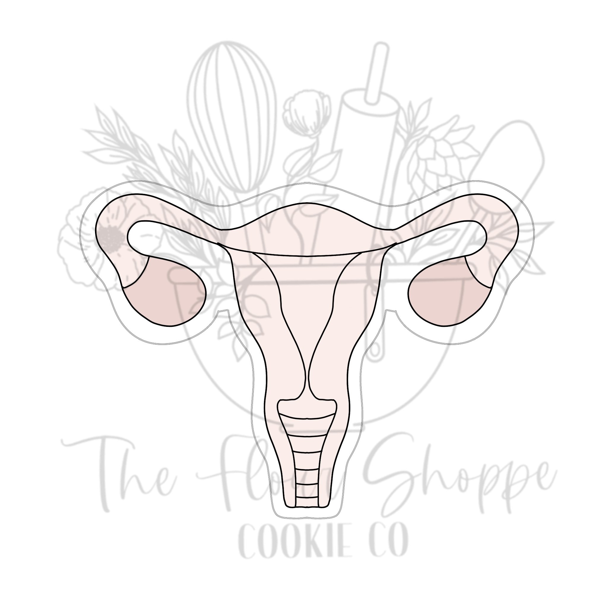 Uterus, Pregnancy, Labor and Delivery, Mother's Day, Women's Day, Doctor, Hospital, Nurse, Cookie Cutter STL (Copy)