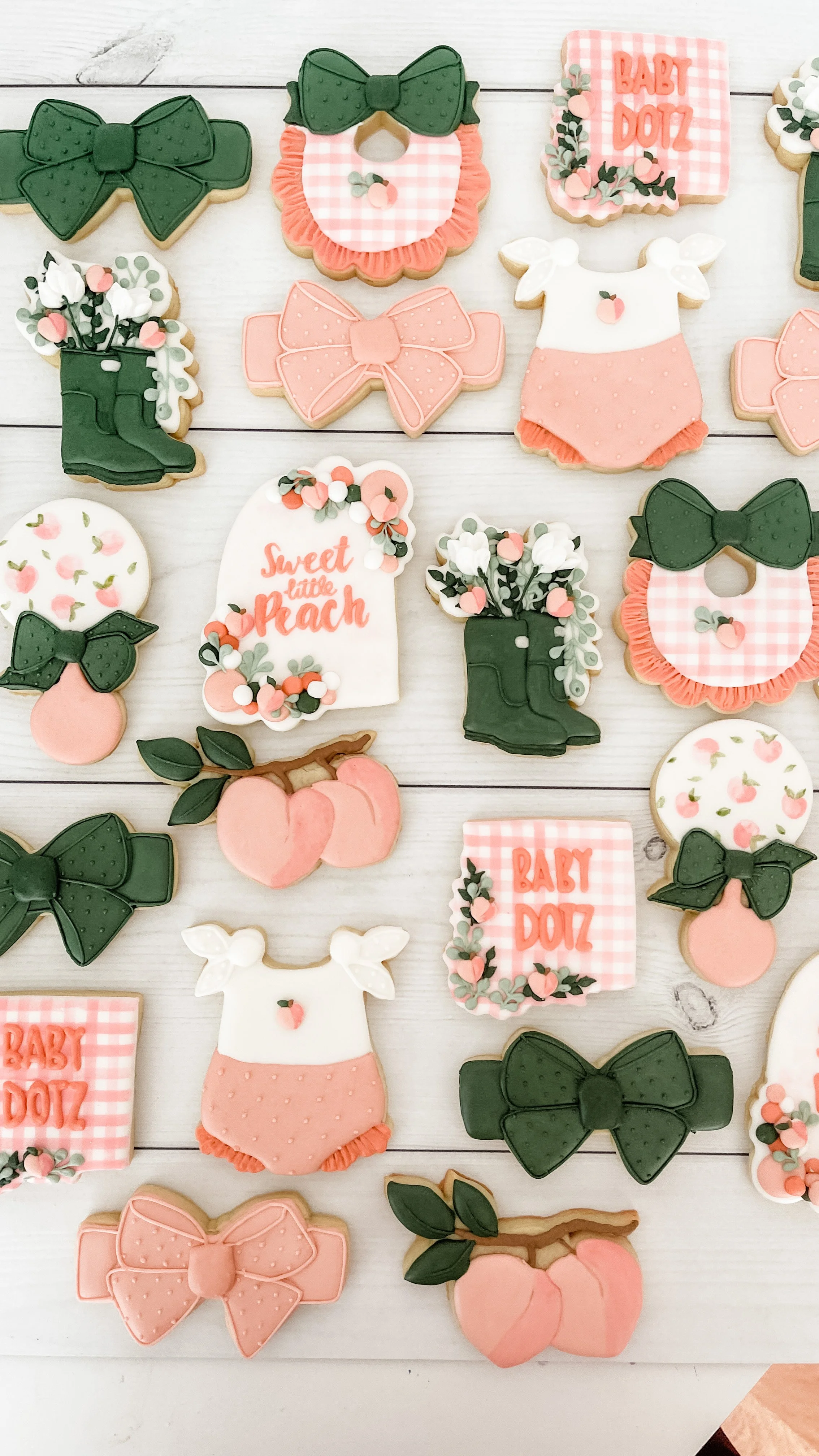 Omaha Nebraska Baby Shower Decorated Sugar Cookies The Flour Shoppe 