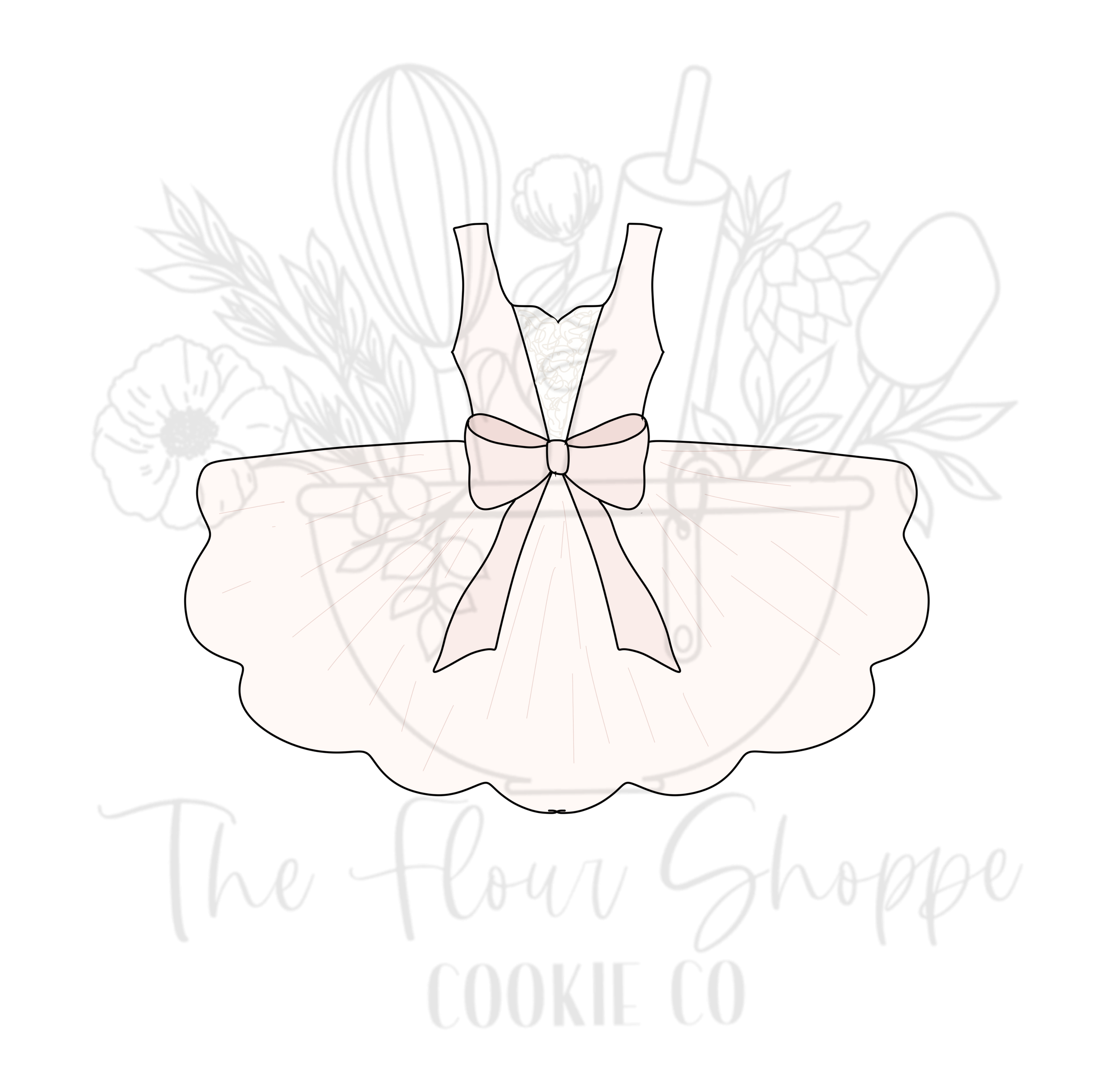 Ballet TuTu 2 Cookie Cutter STL