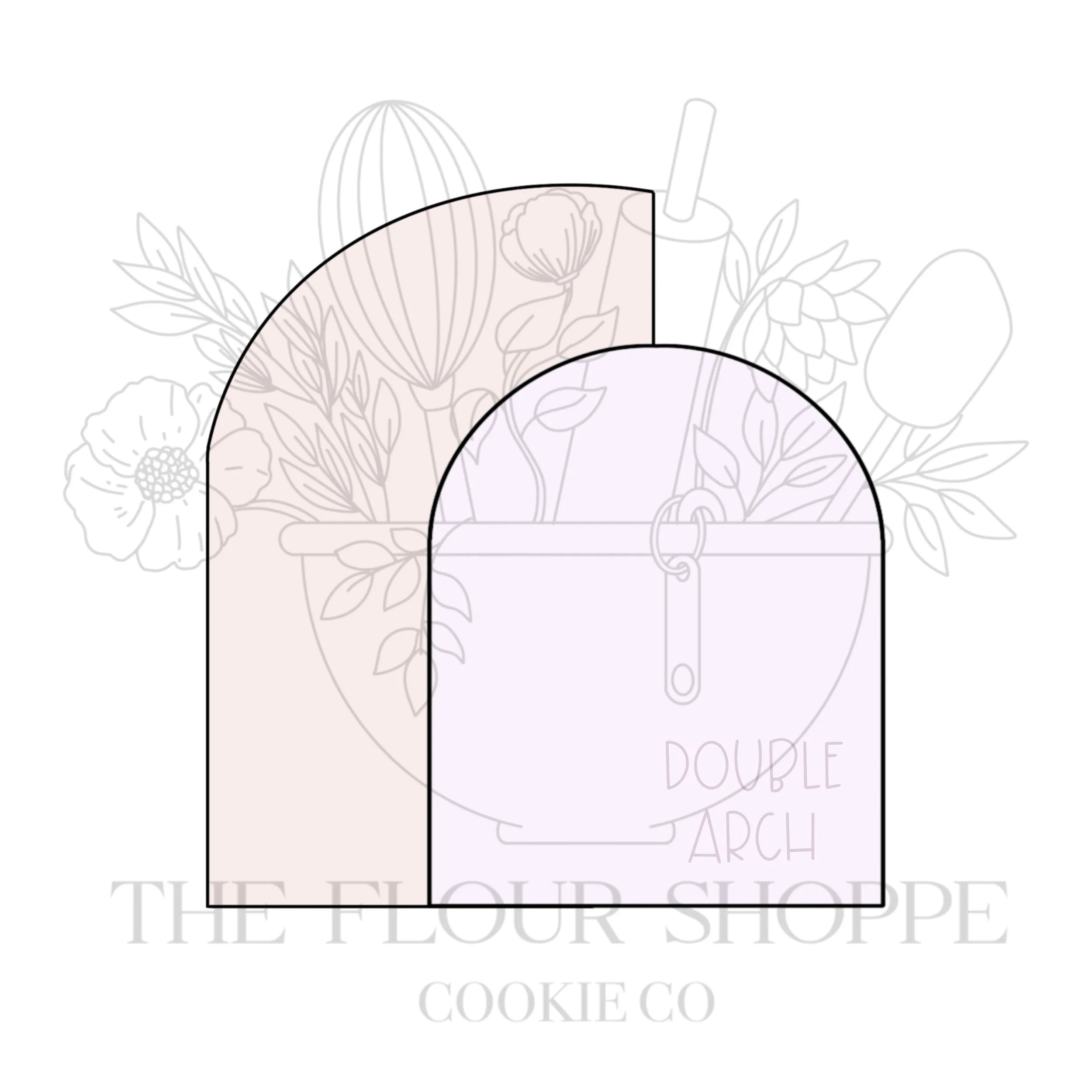 Double Arch 1 Cookie Cutter STL