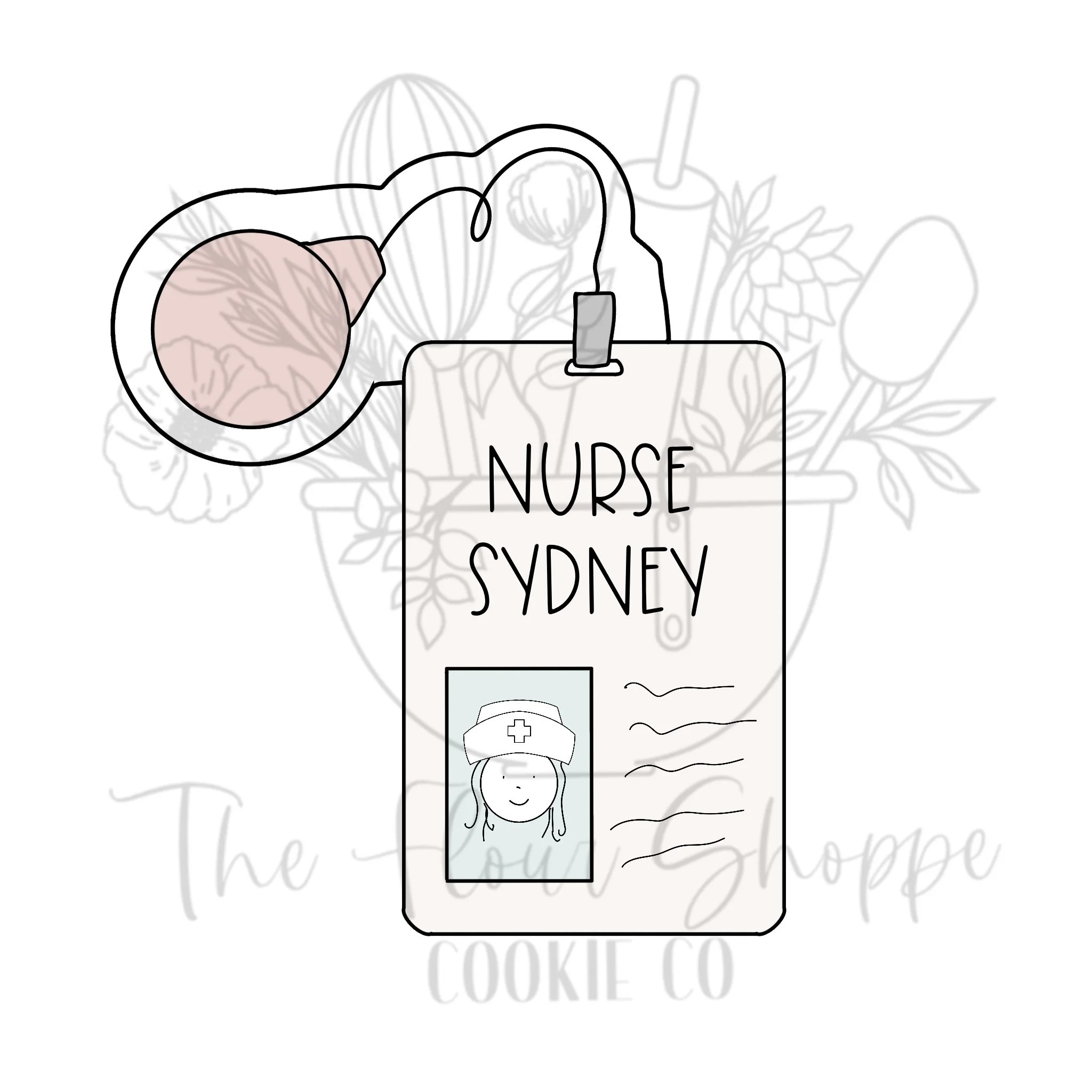 Name Badge, Doctor, Hospital, Nurse, Cookie Cutter STL (Copy)