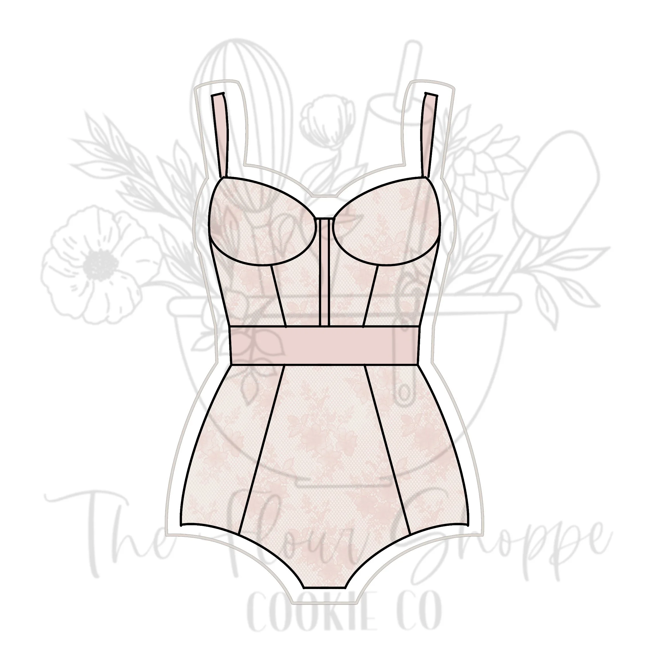 Bodysuit 2, Lingerie, Swimsuit Cookie Cutter
