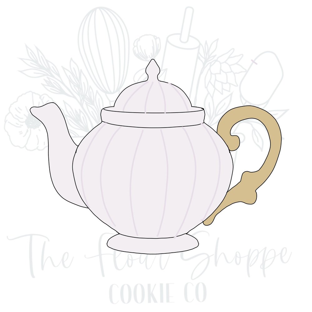 Tea Party Cookie Cutters, Tea Cup, Teapot, Alice in Wonderland Tea Party