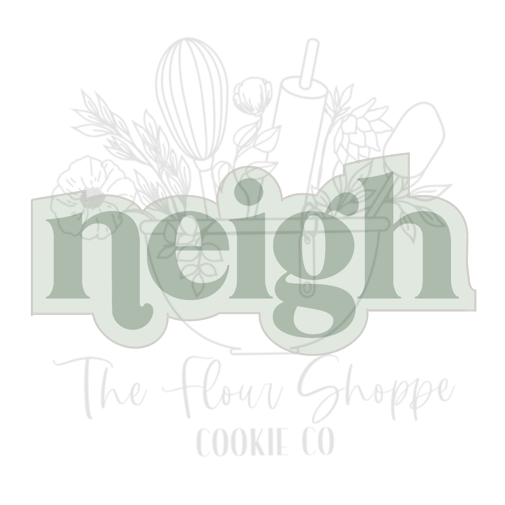 Neigh 2 Cookie Cutter STL