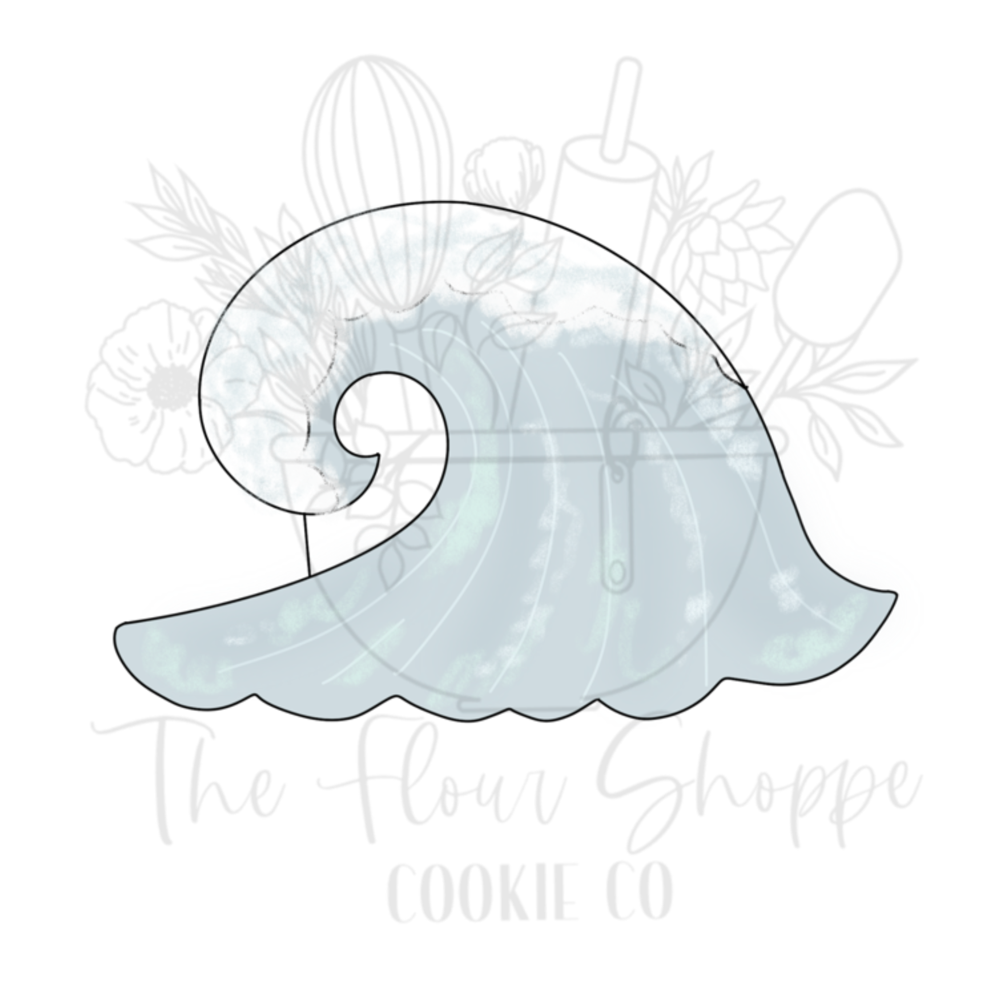 Ocean Wave Cookie Cutter STL