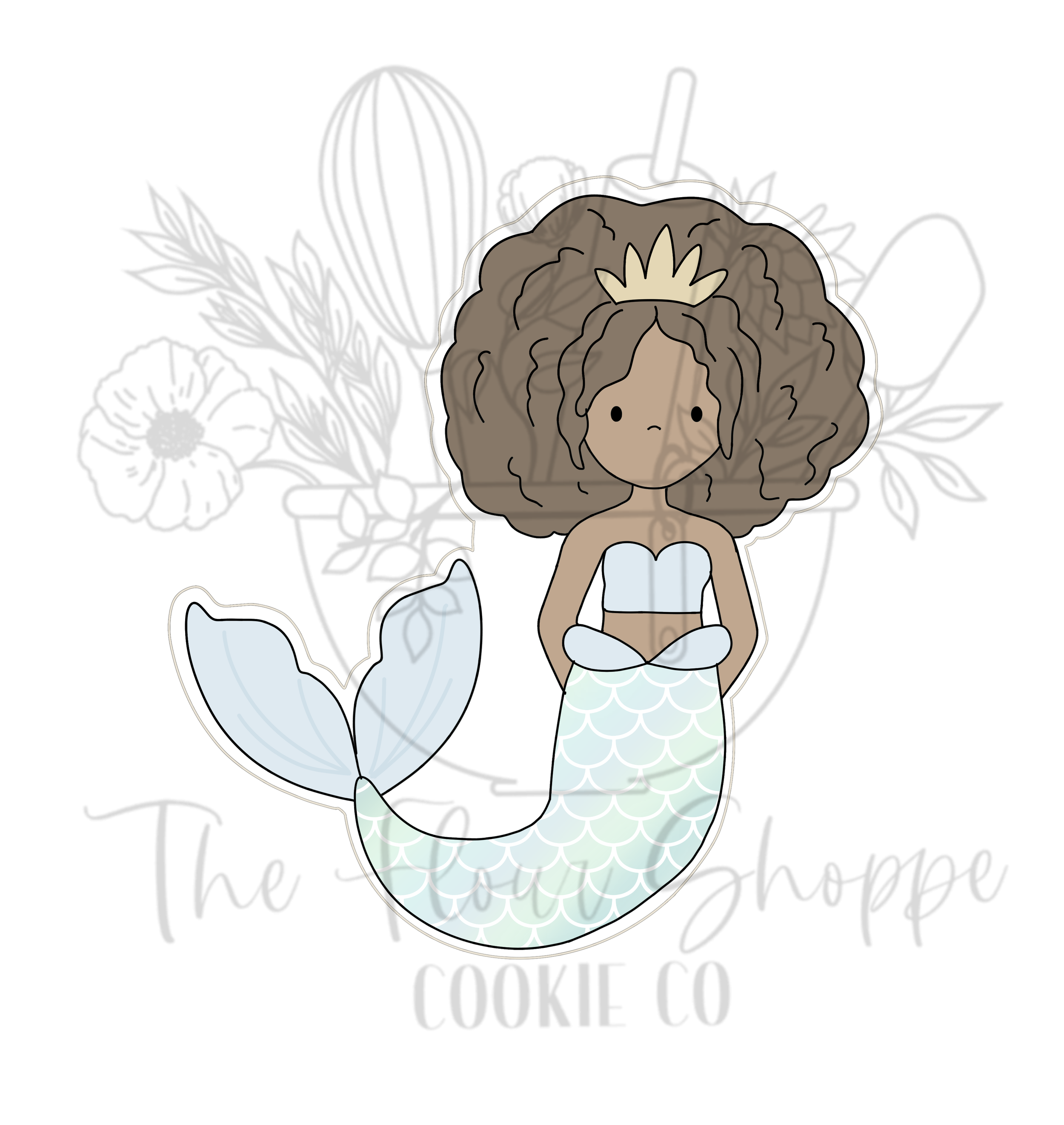 Mermaid 4 Cookie Cutter STL