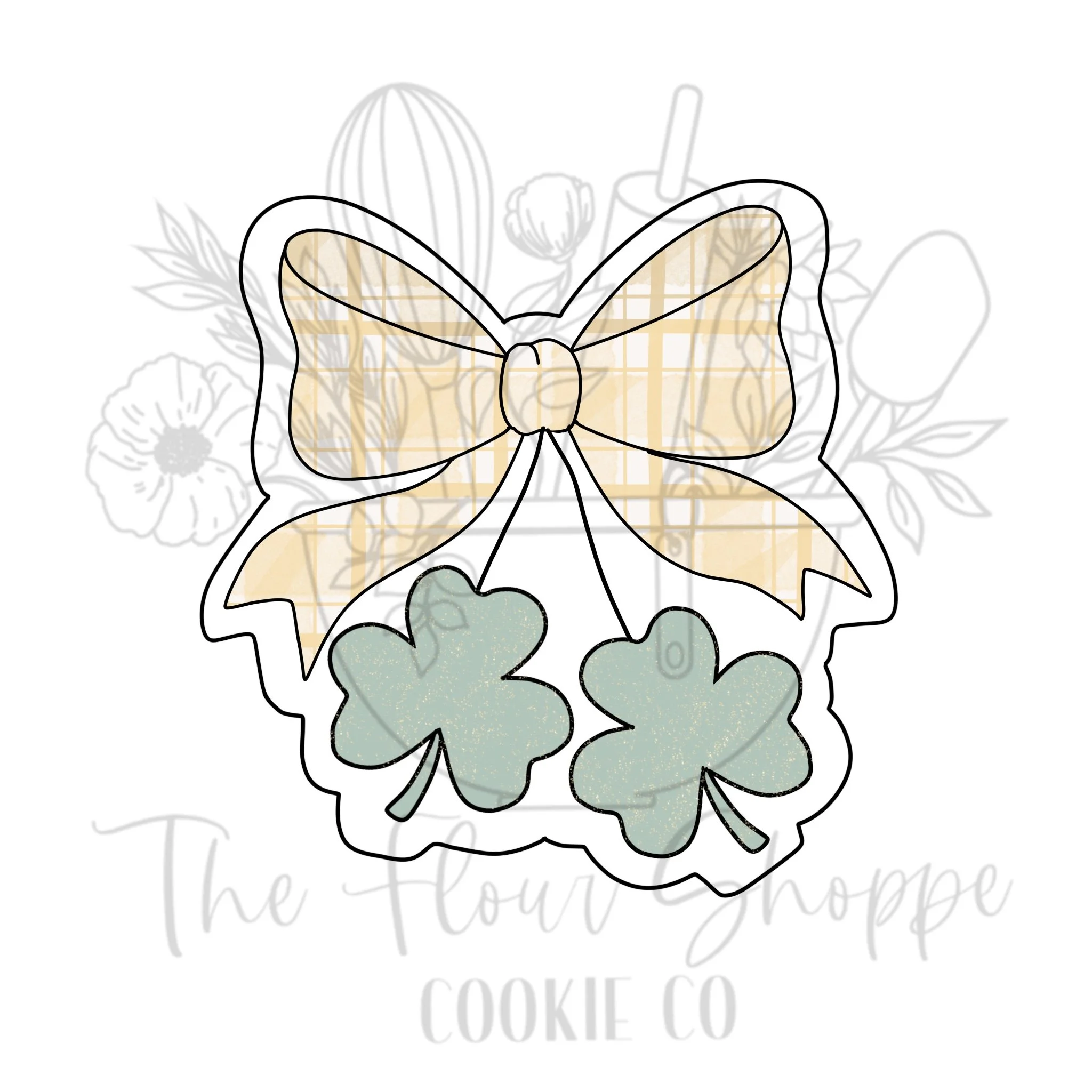 Bow with Eggs Cookie Cutter STL (Copy)