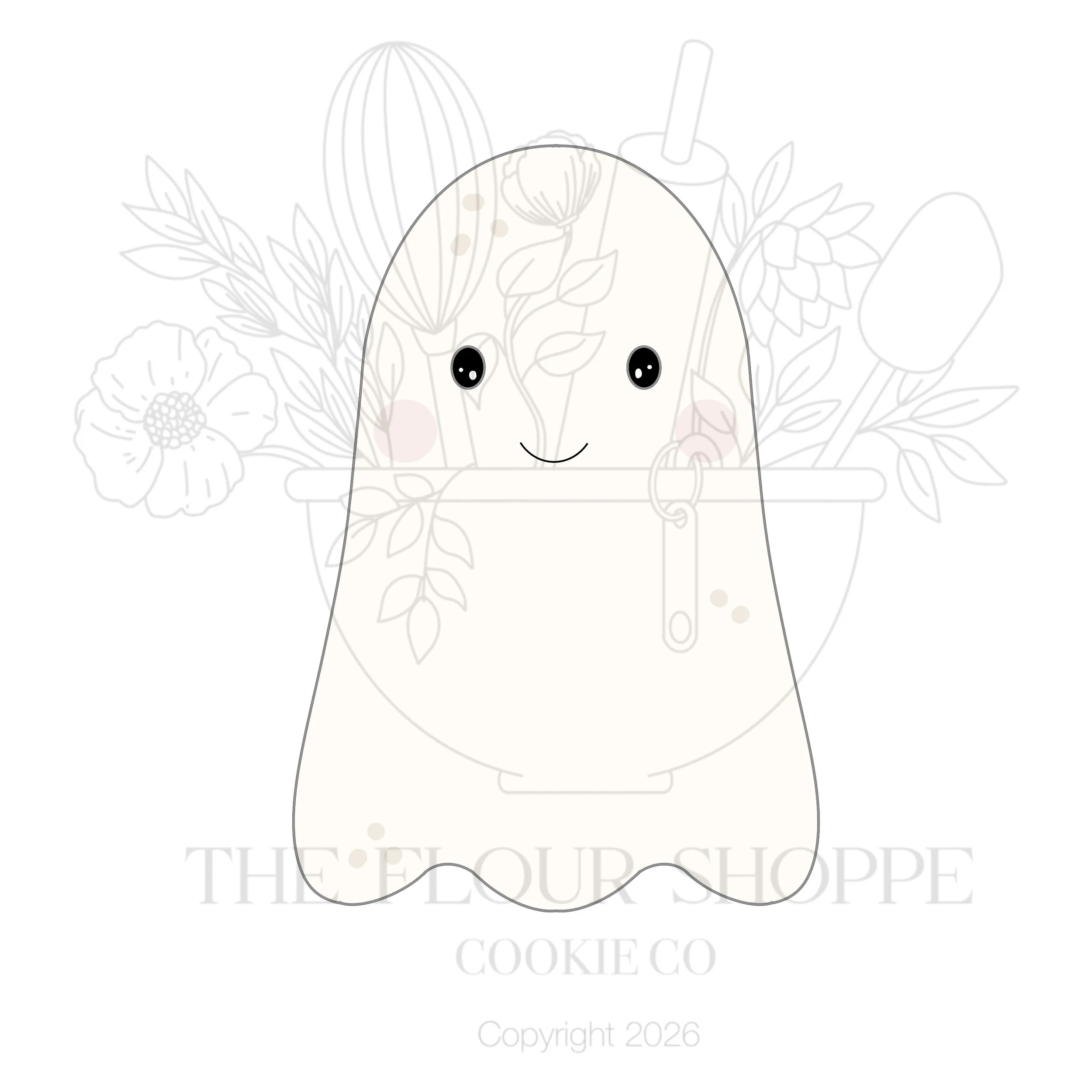 Ghost 6 Cookie Cutter STL