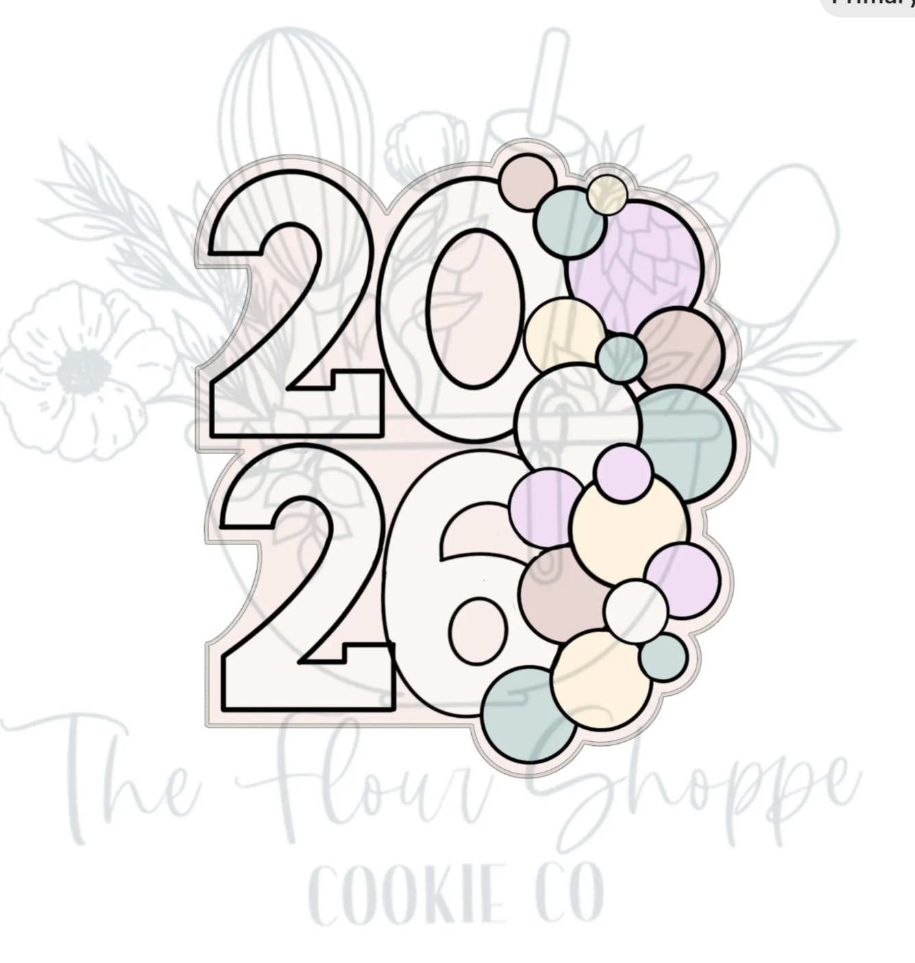 2026 Balloon Graduation Cookie Cutter STL