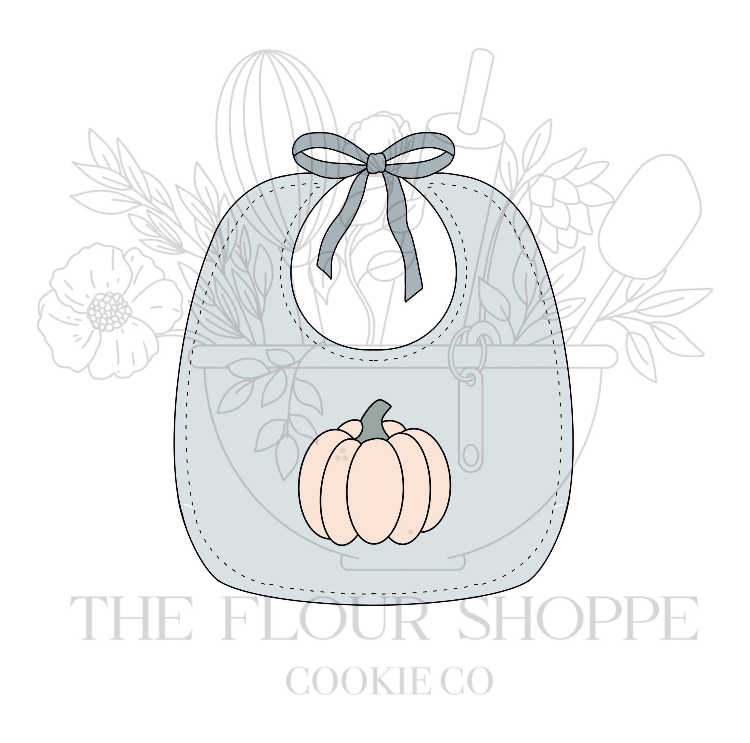 Baby Bib 7 Cookie Cutter STL
