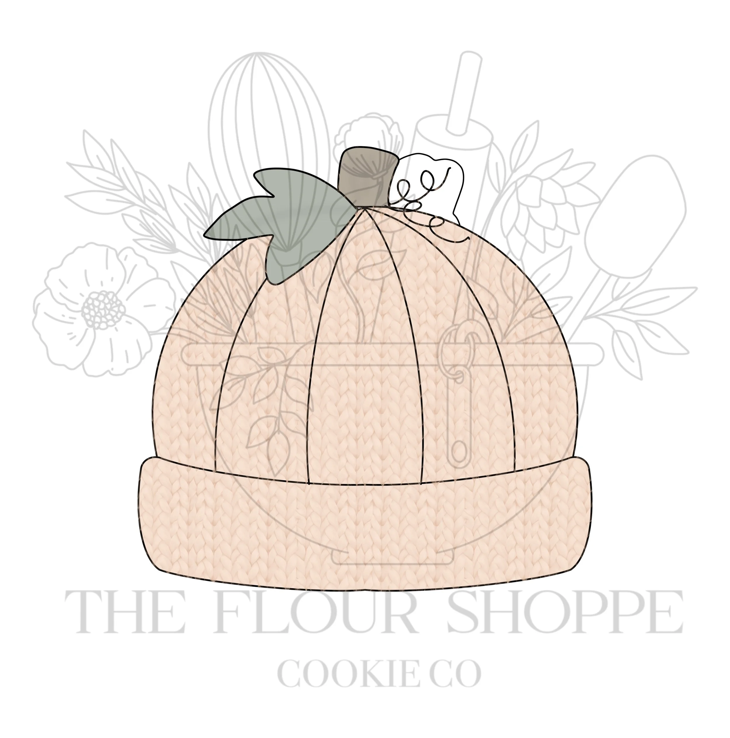 Pumpkin Baby Hat, Halloween Cookie Cutter STL