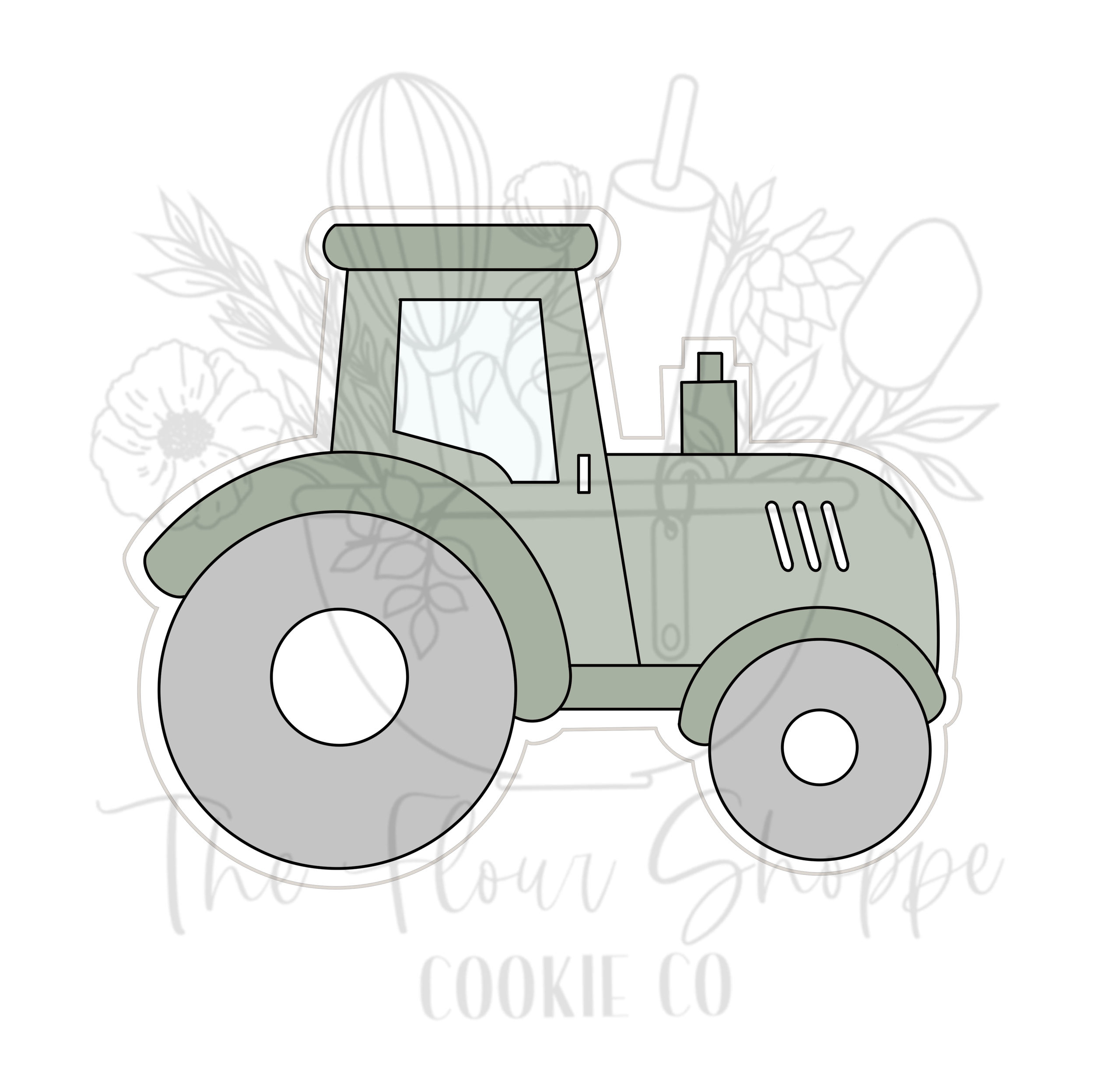 Tractor 1 Cookie Cutter STL