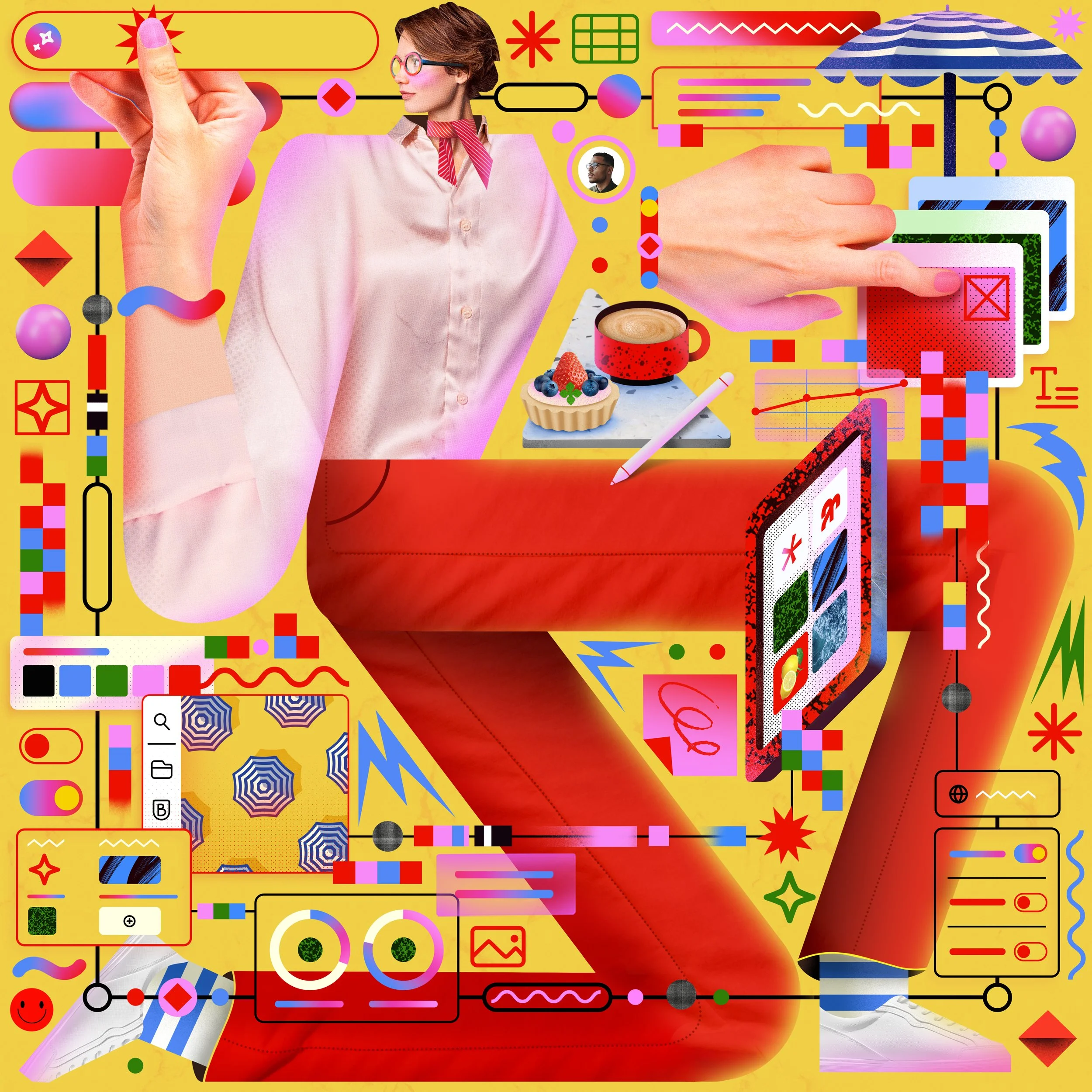 Illustration commissioned by Adobe for Cannes Lions