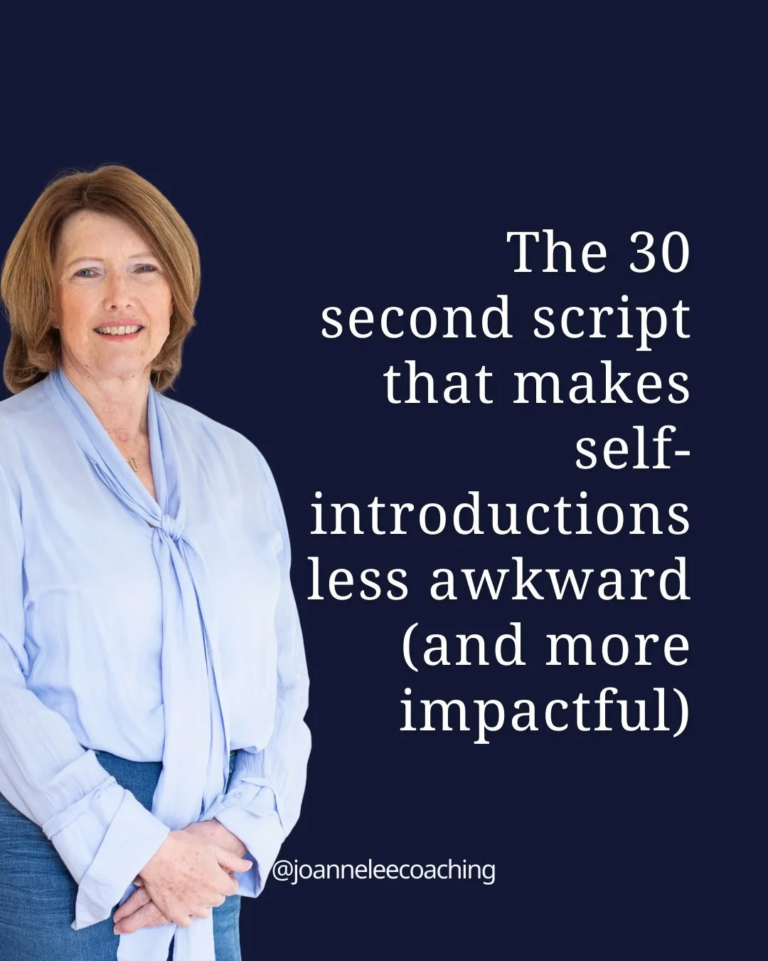 Ever freeze when someone says &ldquo;let&rsquo;s go around and introduce ourselves&rdquo;? 🥴

Here&rsquo;s a simple 30-second script to make your introduction less awkward and far more impactful.
✨ Present - Who you are now
 Keep it clear and simple