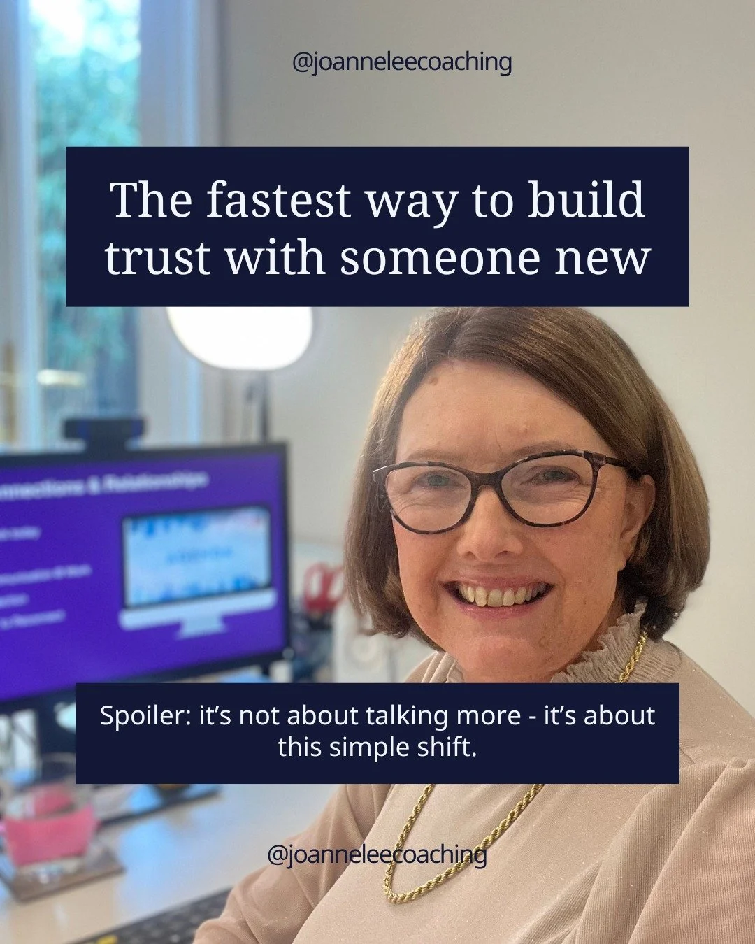 The fastest way to build trust with someone new? 🤝

It&rsquo;s not cracking the funniest joke.
It&rsquo;s not having the slickest elevator pitch.
And it&rsquo;s definitely not talking the loudest in the room.

The people who build instant trust are 