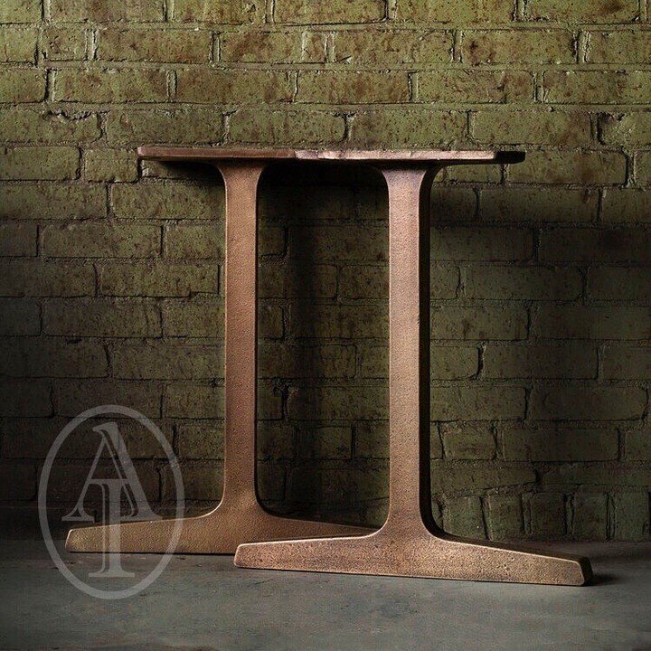 New legs, who dis? (New site too!)
Meet our Beam Legs, shown here in &ldquo;as cast&rdquo; bronze plated cast iron. Burly and beautiful, ready for your top. Peep our new site too! More info, more answers to common questions, more new styles to make y