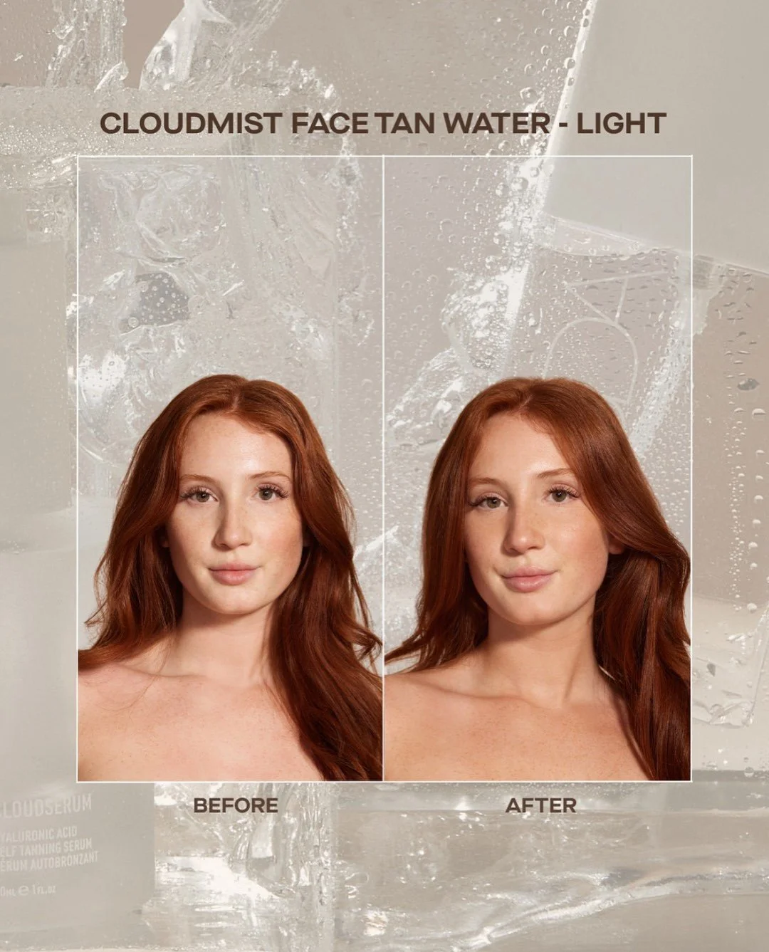 Lightweight, transparent face tan water micro-mist that gradually builds a natural, subtle glow. Streak-free and fast-drying with PowerGlow+ a blend of proprietary powerful skin boosters.