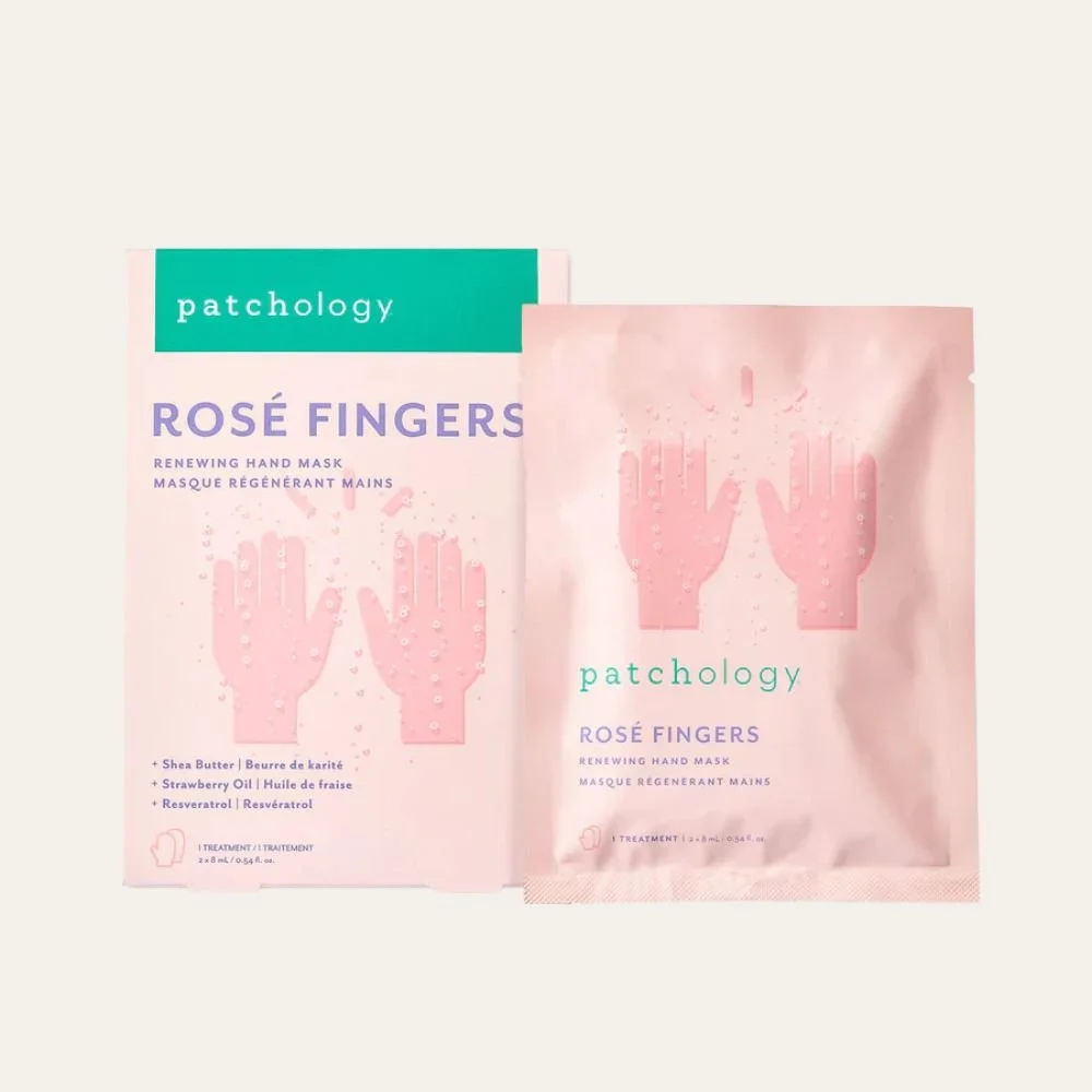 Rosé Fingers Renewing Hand Mask | Patchology — $16.00