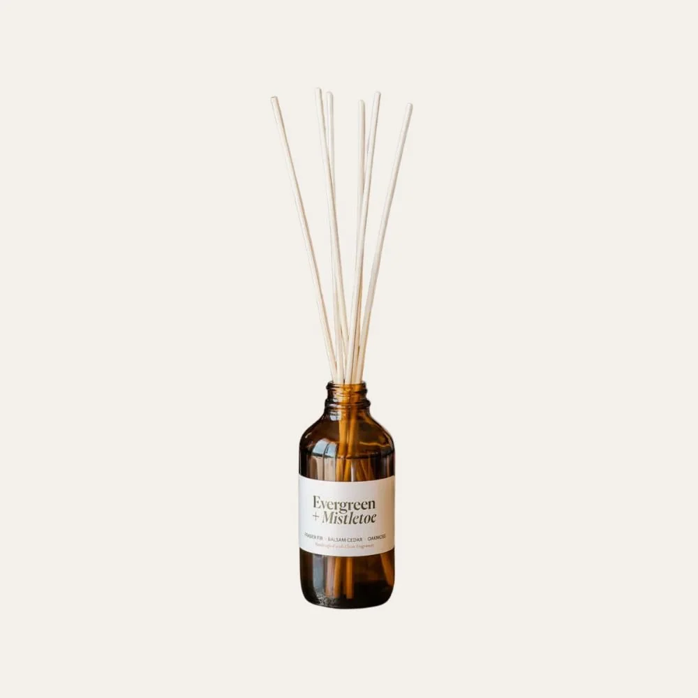 Evergreen &amp; Mistletoe Reed Diffuser | Misiyo — $40.00