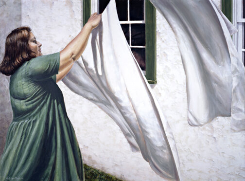 Monday Morning - acrylic on canvas, 36" x 48", SOLD