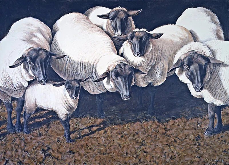 Southern Exposure - acrylic on canvas, 40" x 56", SOLD