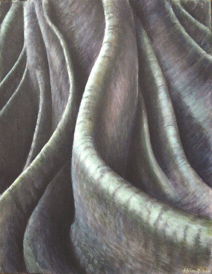 Abstraction - acrylic on canvas, SOLD.