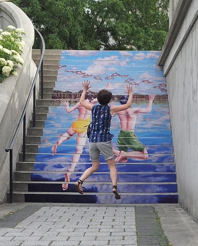 2nd level of stairway