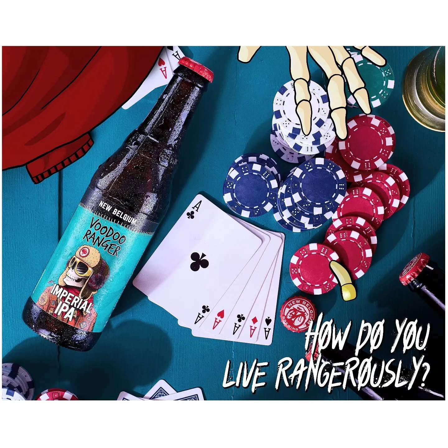 Are you Rangerous enough to play the Dead Man's Hand? 5 of a kind is a thing right?
How do you #liverangerously ?
@voodooranger @voodoorangeruk #beer #beerphotography #productphotography #artphotography #commercialphotography