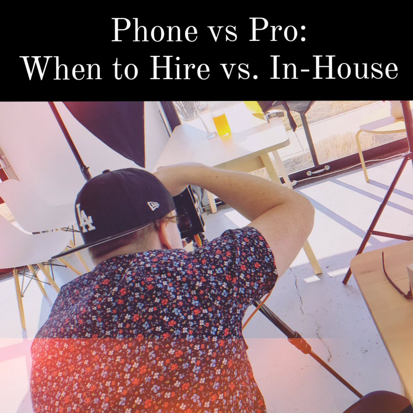 When should you DIY your photos, and when should you hire a photographer? If you're a restaurant, creator, or brand team wondering where the line is... I just broke it down!
Whether snapping daily content or launching something big, sometimes a phon