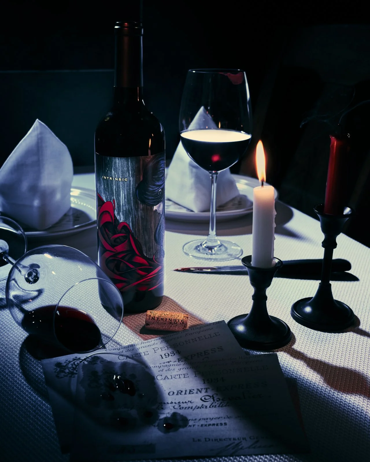 Murder on the Orient Express Intrinsic Wines Red Blend - James Robertson - Commercial Beverage Photographer in Oklahoma.jpg