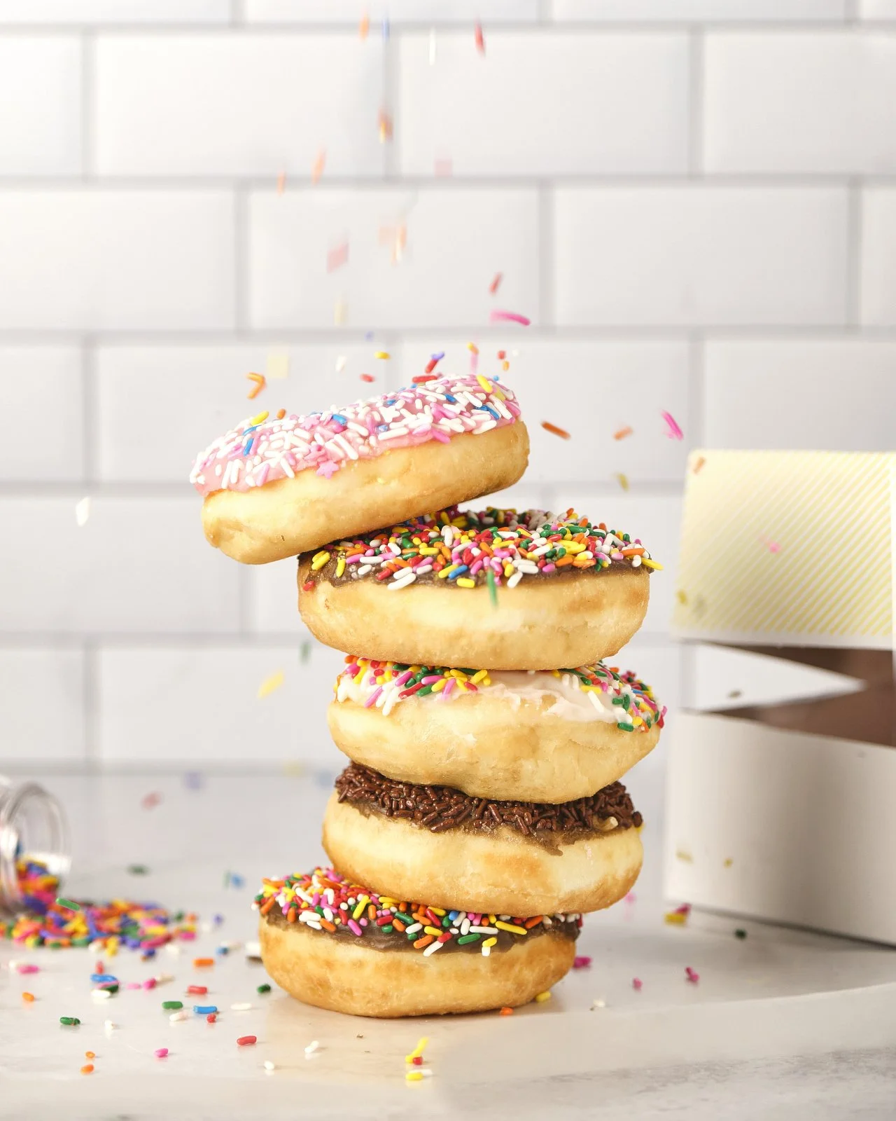 Doughnut Tower and Sprinkles - James Robertson - Commercial Food Photographer in Oklahoma.jpg