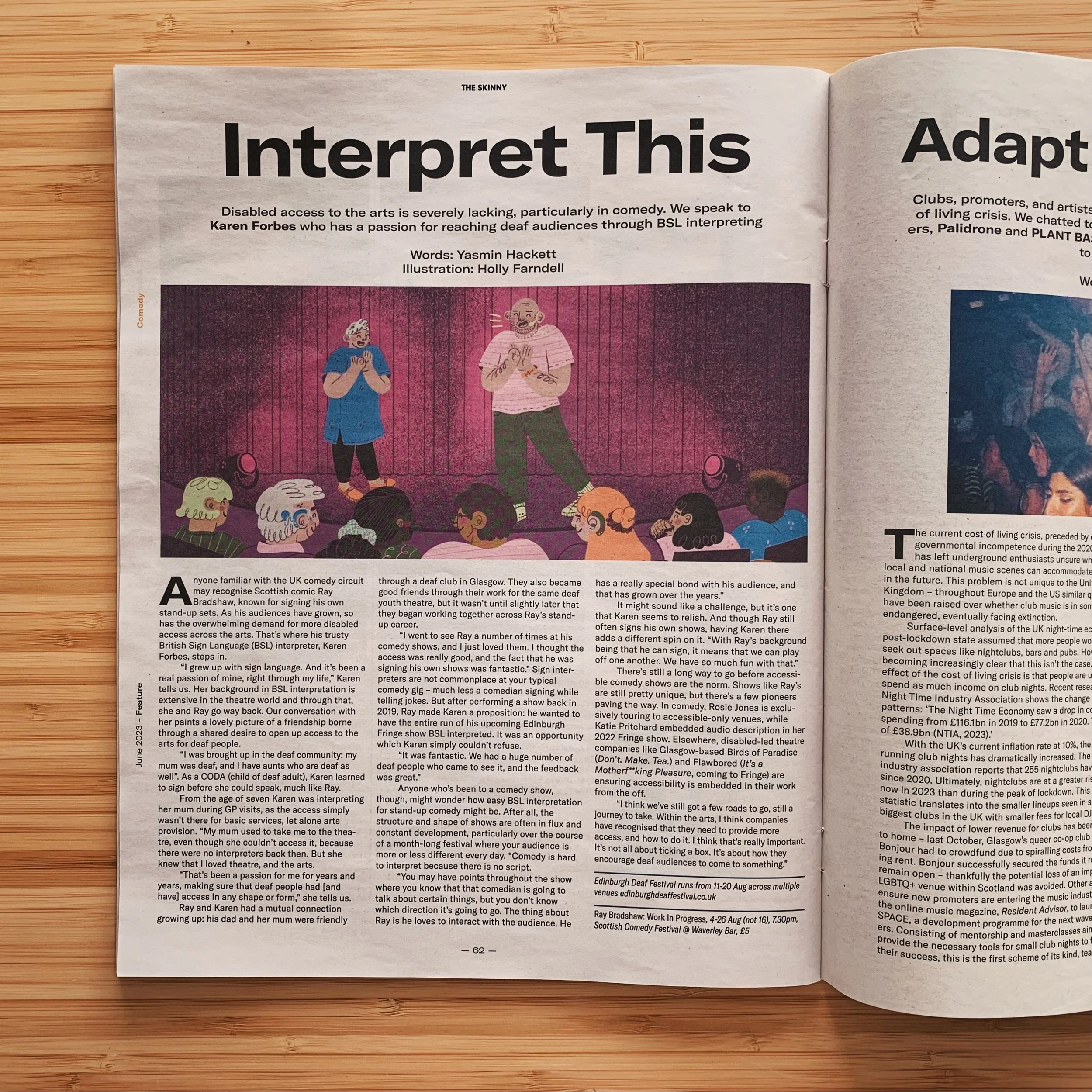 The Skinny ~ Interpret This: Being a BSL interpreter in Comedy | 2023