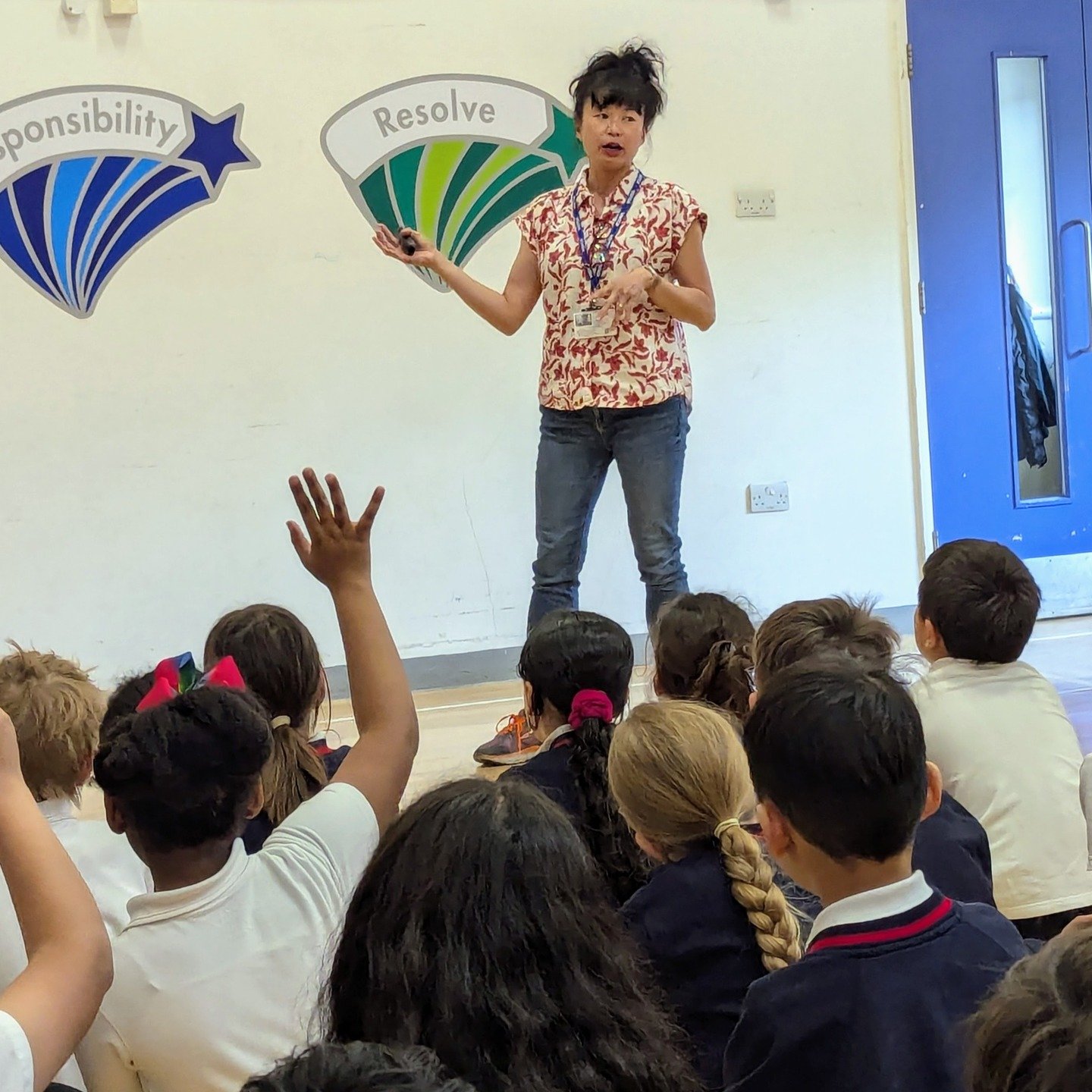 Thank you to the wonderful author Lui Sit @lui.land for visiting to talk about her new book The Land of the Last Wildcat. Lots of Hotham children are now reading it and enjoying this brilliant story. We love that there are lots of references to our H