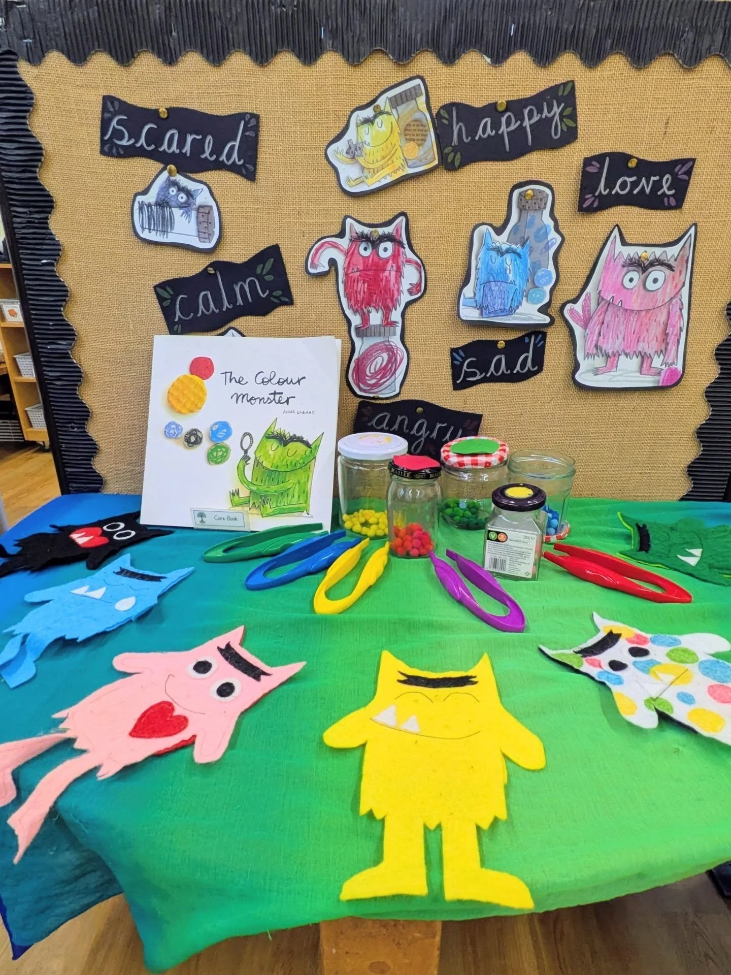 Our Reception classes have been diving into the wonderful world of feelings through the story of The Colour Monster!&nbsp;📚💙💛❤️💚

Children have been learning to identify and name different emotions - from heightened yellow to calm green, extreme 