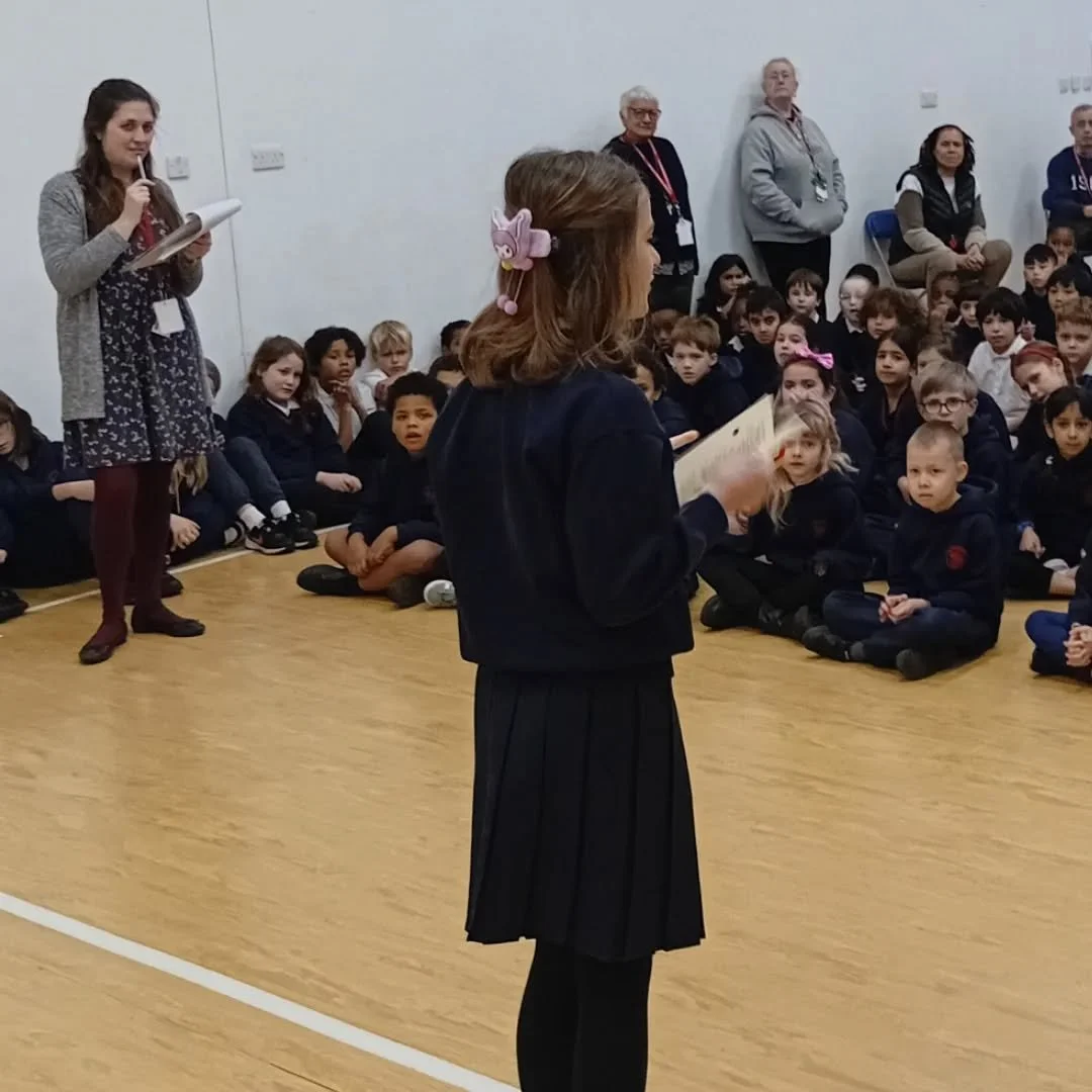 🎤🌟 This morning's 'Word of Mouth' poetry competition was a real showcase of talent. Our KS2 pupils have spent the past few weeks learning poems to perform and the outcome was amazing! 🎤🌟
