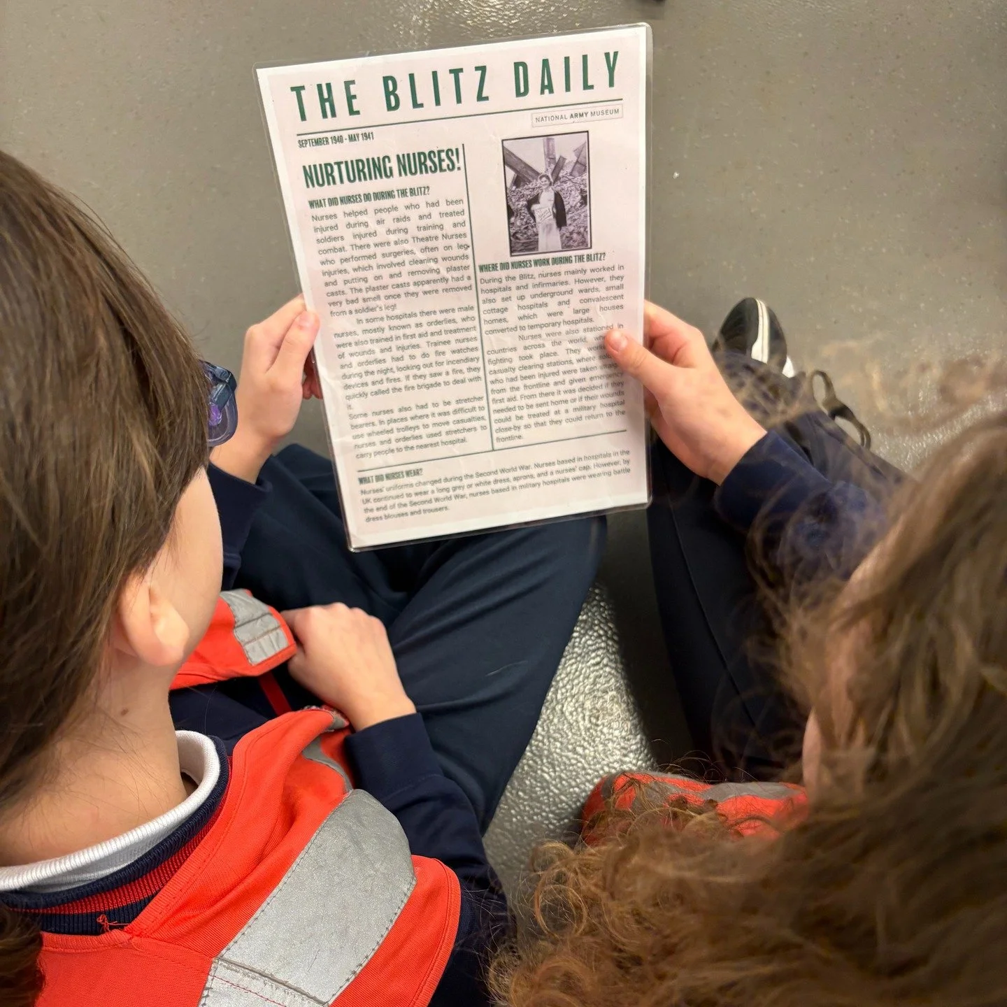 Year 6 stepped back in time this week at the National Army Museum learning about London in the Blitz and the bravery that shaped history 🏛️